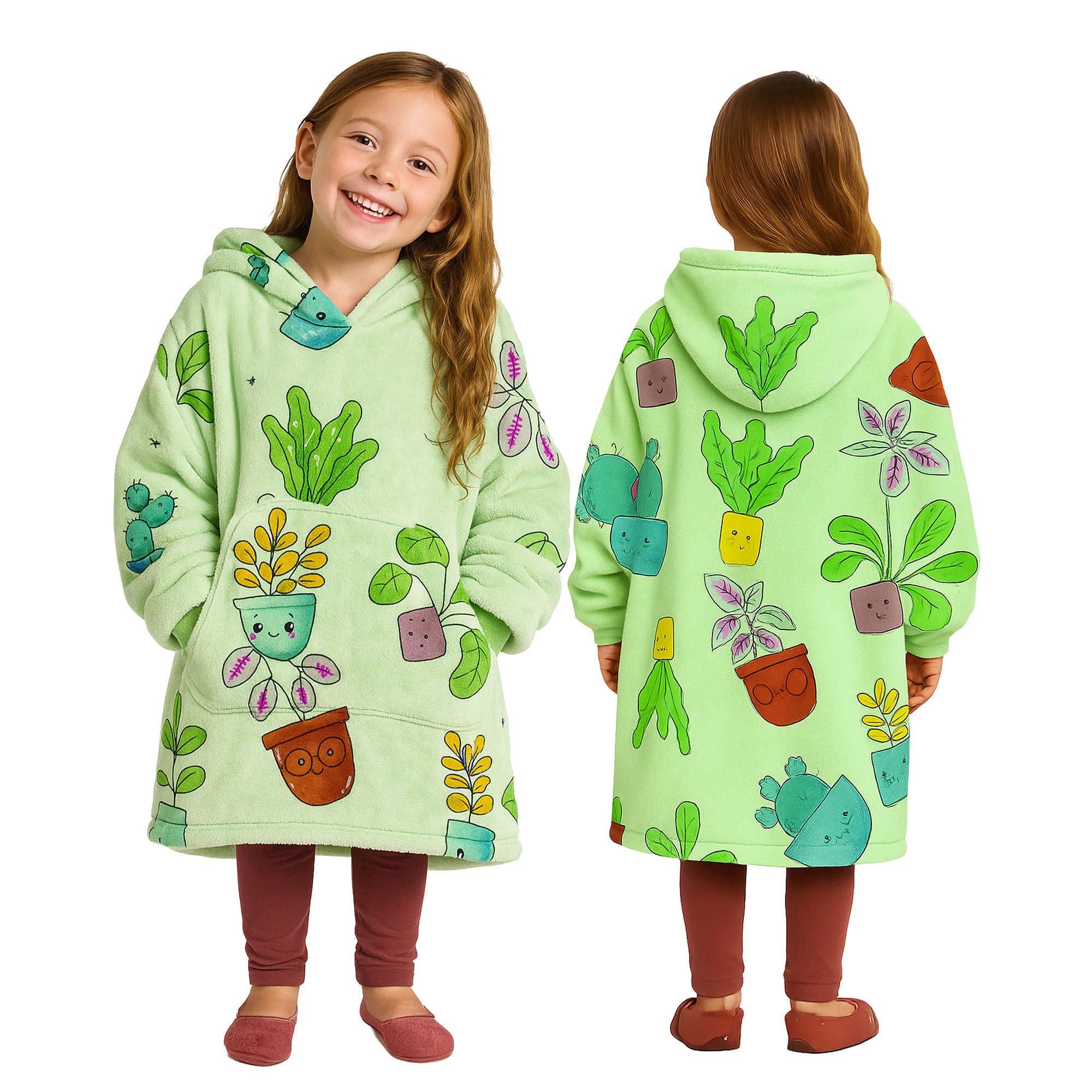 Oversized Blanket Hoodie - Thermal, Soft & Comfortable and Long Length Throw Hoodie