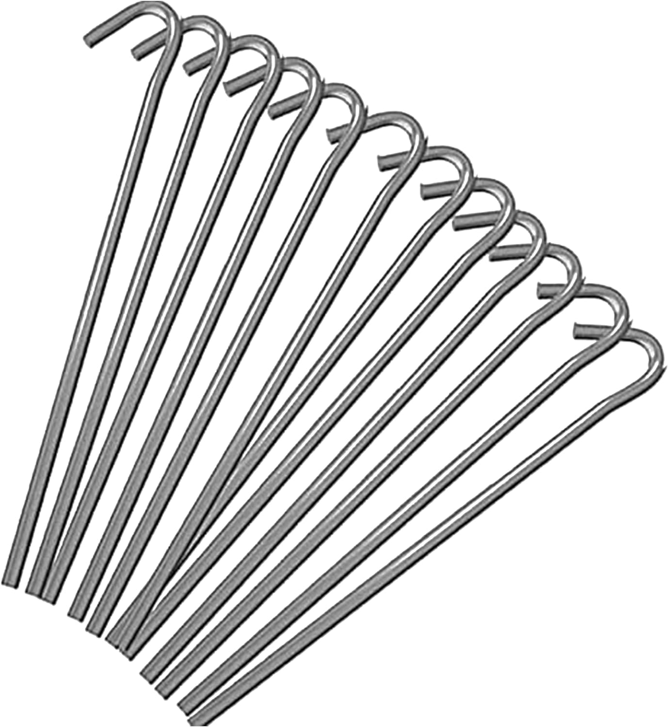 Keplin Steel Tent Pegs-Rust Free Weather-Resistant Hooks for Camping and Outdoor