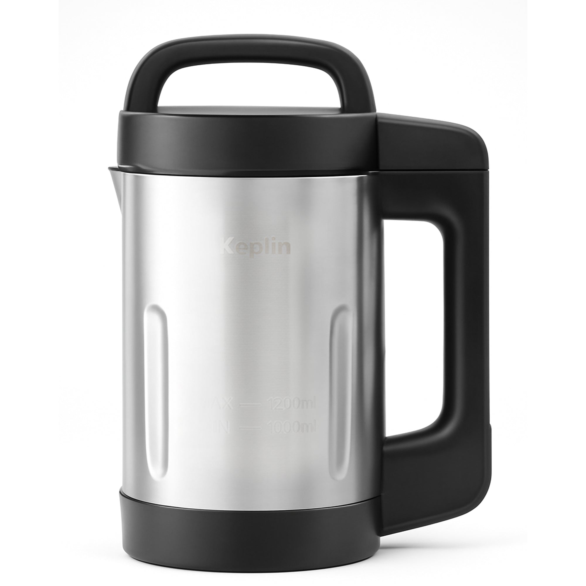 KEPLIN Soup Maker – 1.2L Multi-Function Blender & Soup Maker, Intelligent Safety Sensors, LED Control Panel, Easy Clean & Keep Warm - Stainless Steel, 2 Year Warranty