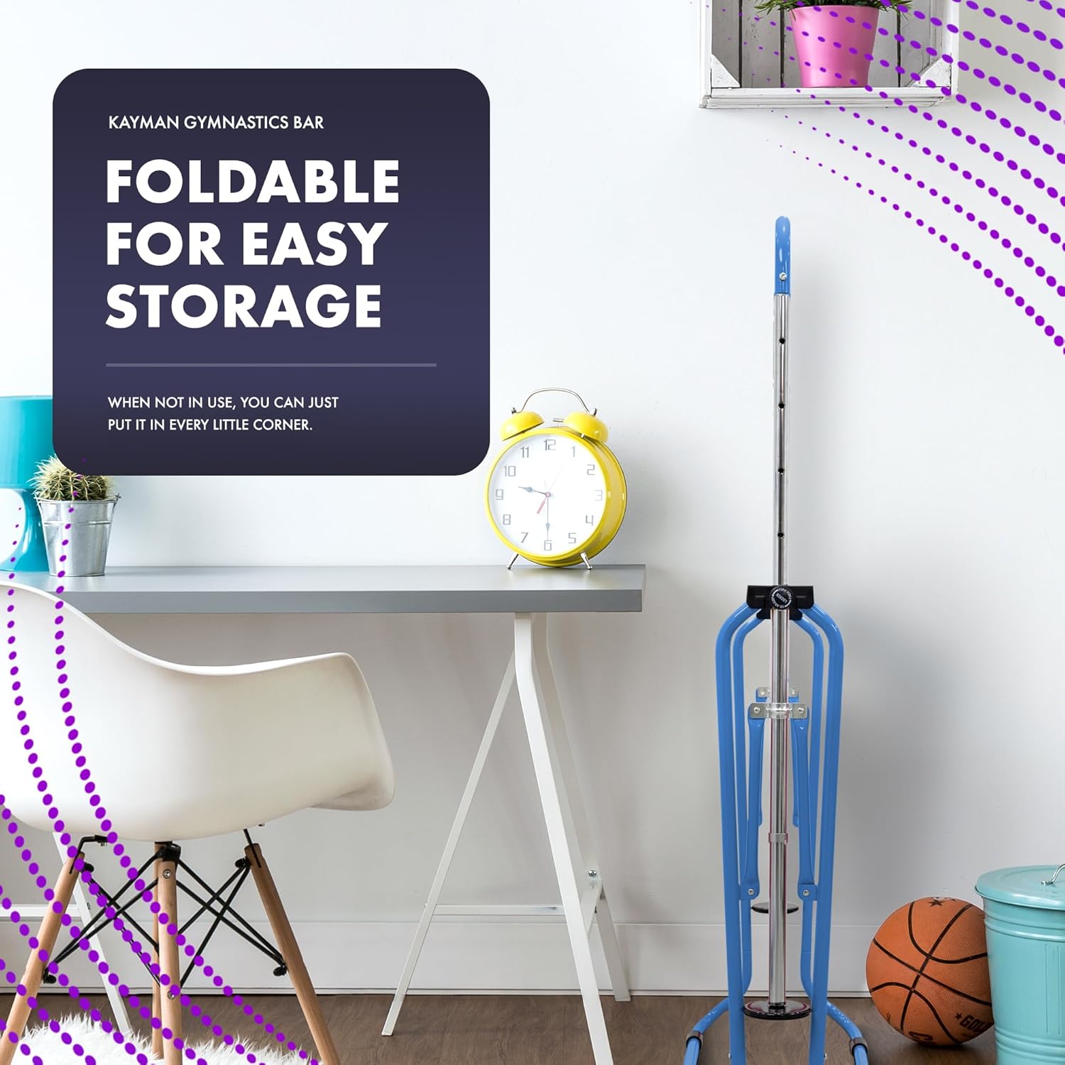 Foldable Gymnastics Horizontal Bar