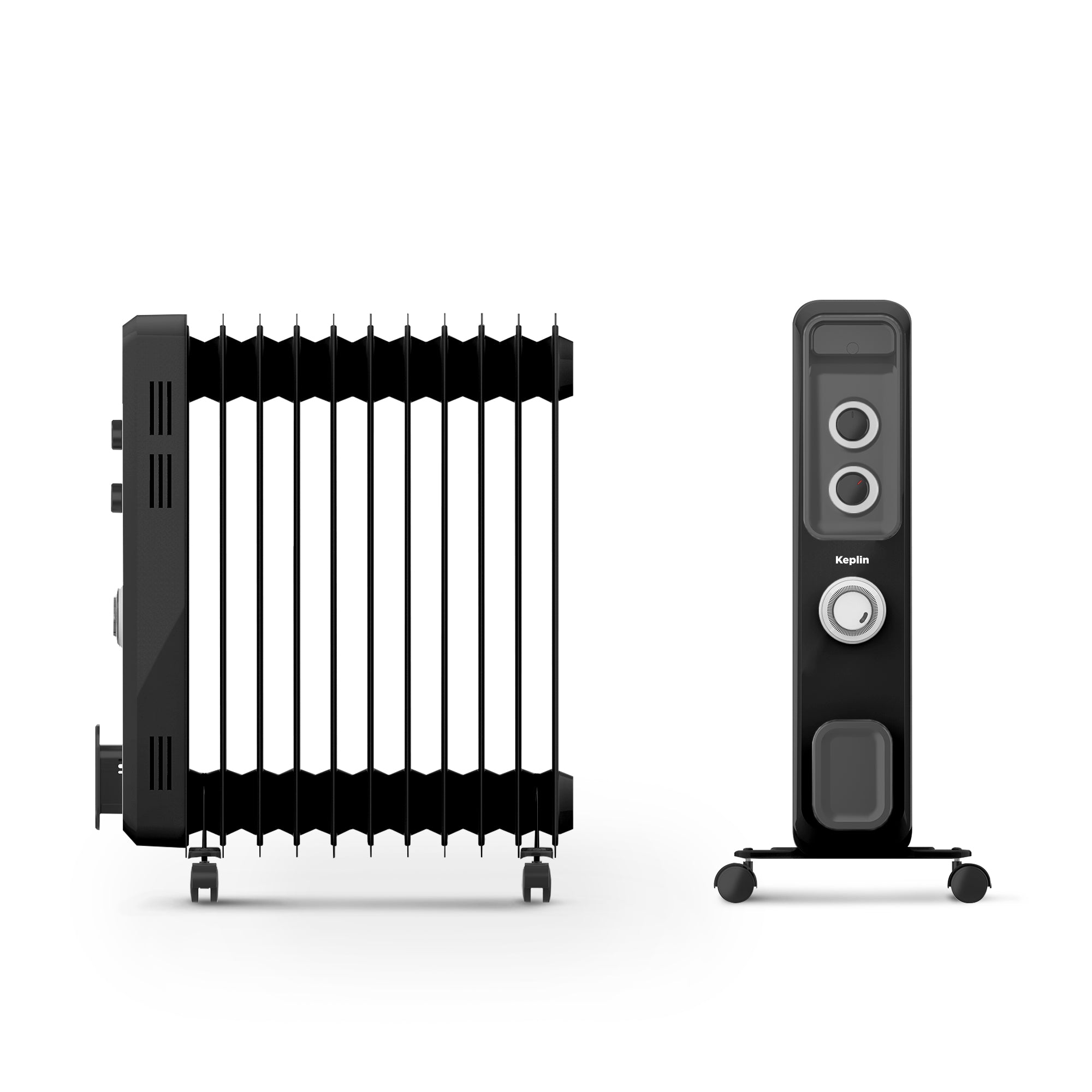 2500W Oil Filled Radiator With Timer - Efficient & Portable Electric Heater with Remote Control