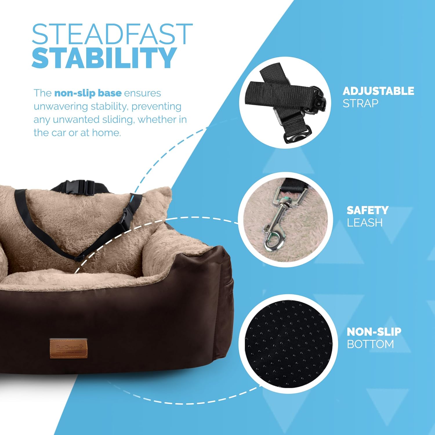 FurDreams Dog Car Seat