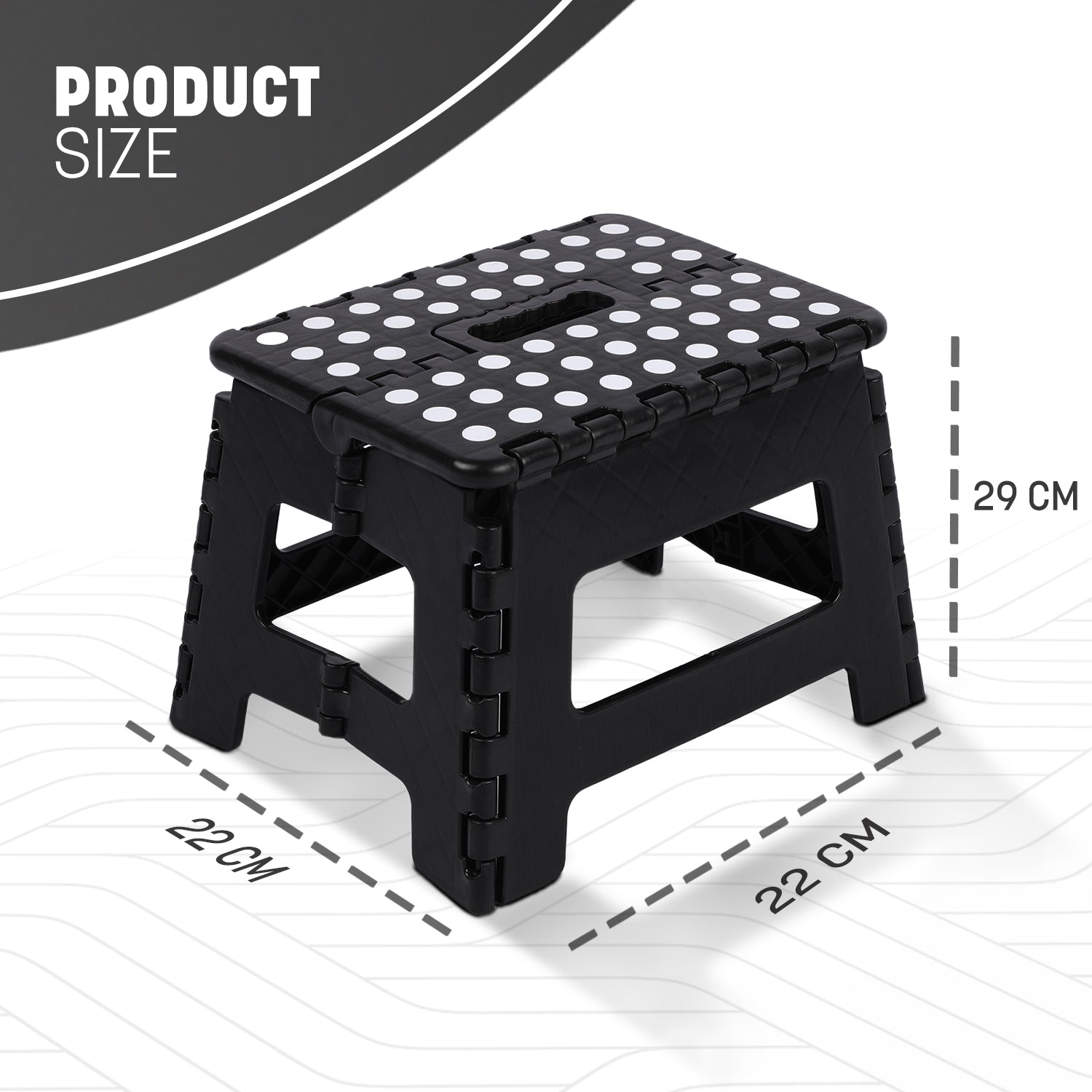Shop 9 Inch Heavy Duty Folding Step Stool - Slip-resistant - UK
