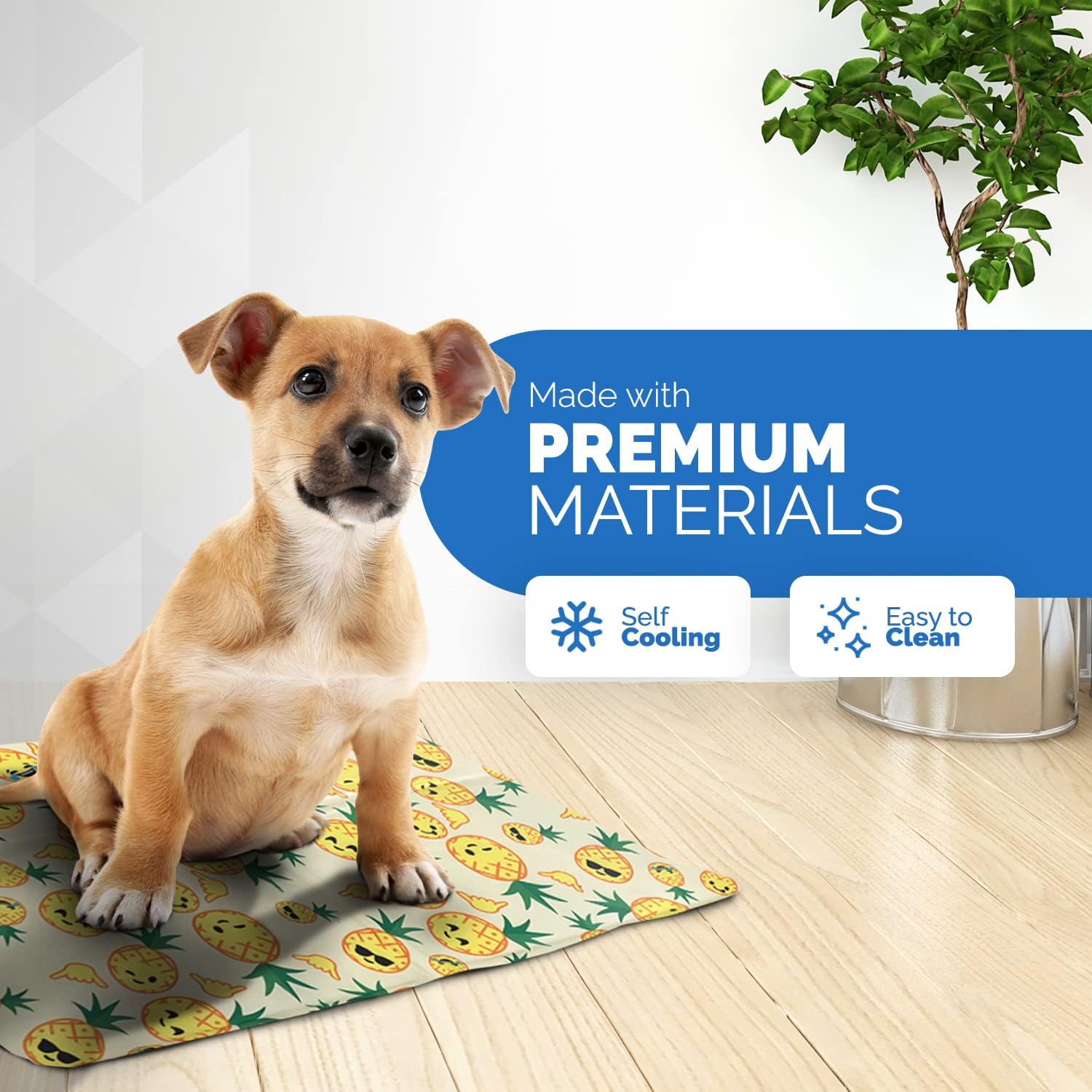 FurDreams Pet Cooling Mat – Waterproof Gel Pillow Pad for Dogs and Cats, – Prevent Overheating and Keep Cool During Summer Rest