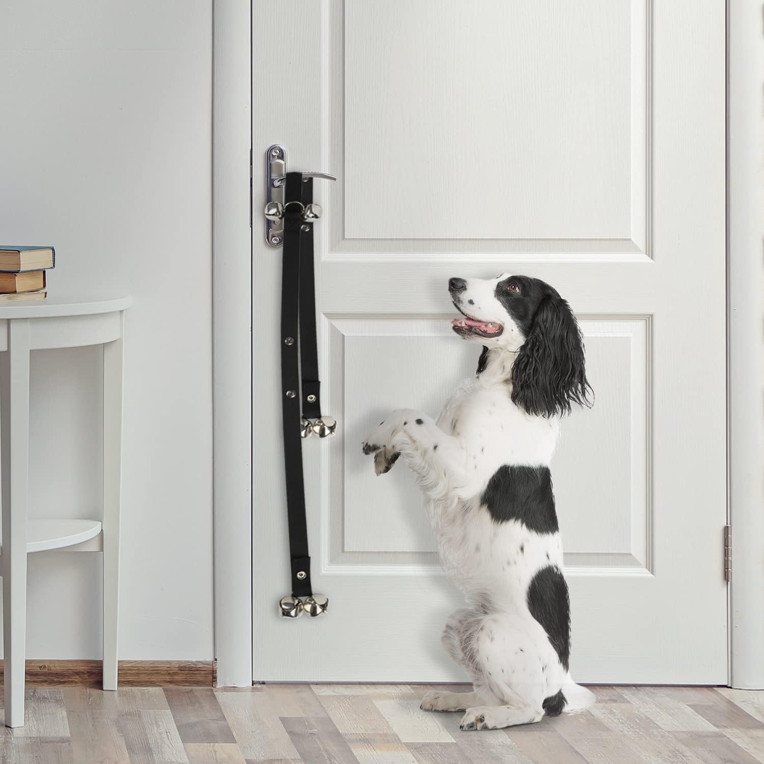 FurDreams Adjustable Dog Training Doorbells - Durable Puppy Toilet Training Bells with Loud Jingle for Easy Outdoor Access