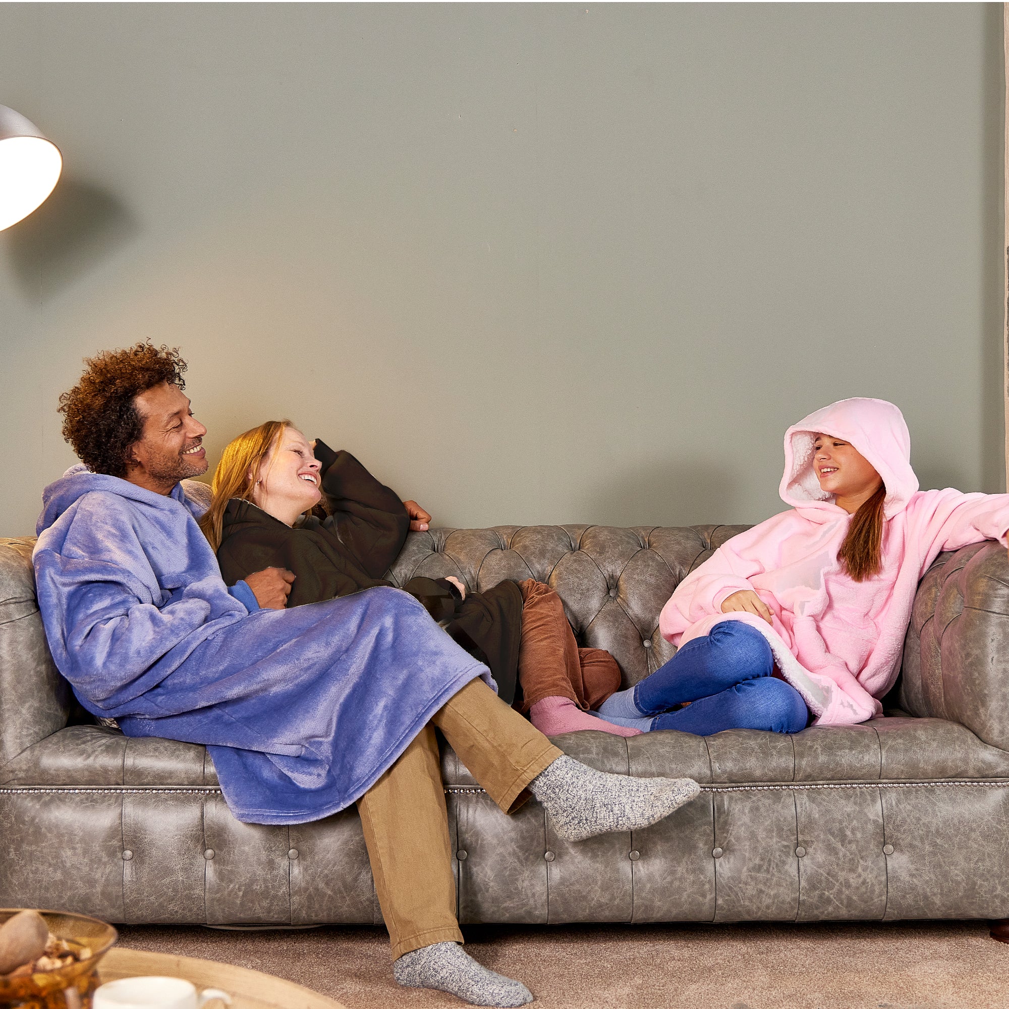 Thermal, Soft & Long-length Throw Hoodie in all Sizes & Colours - UK
