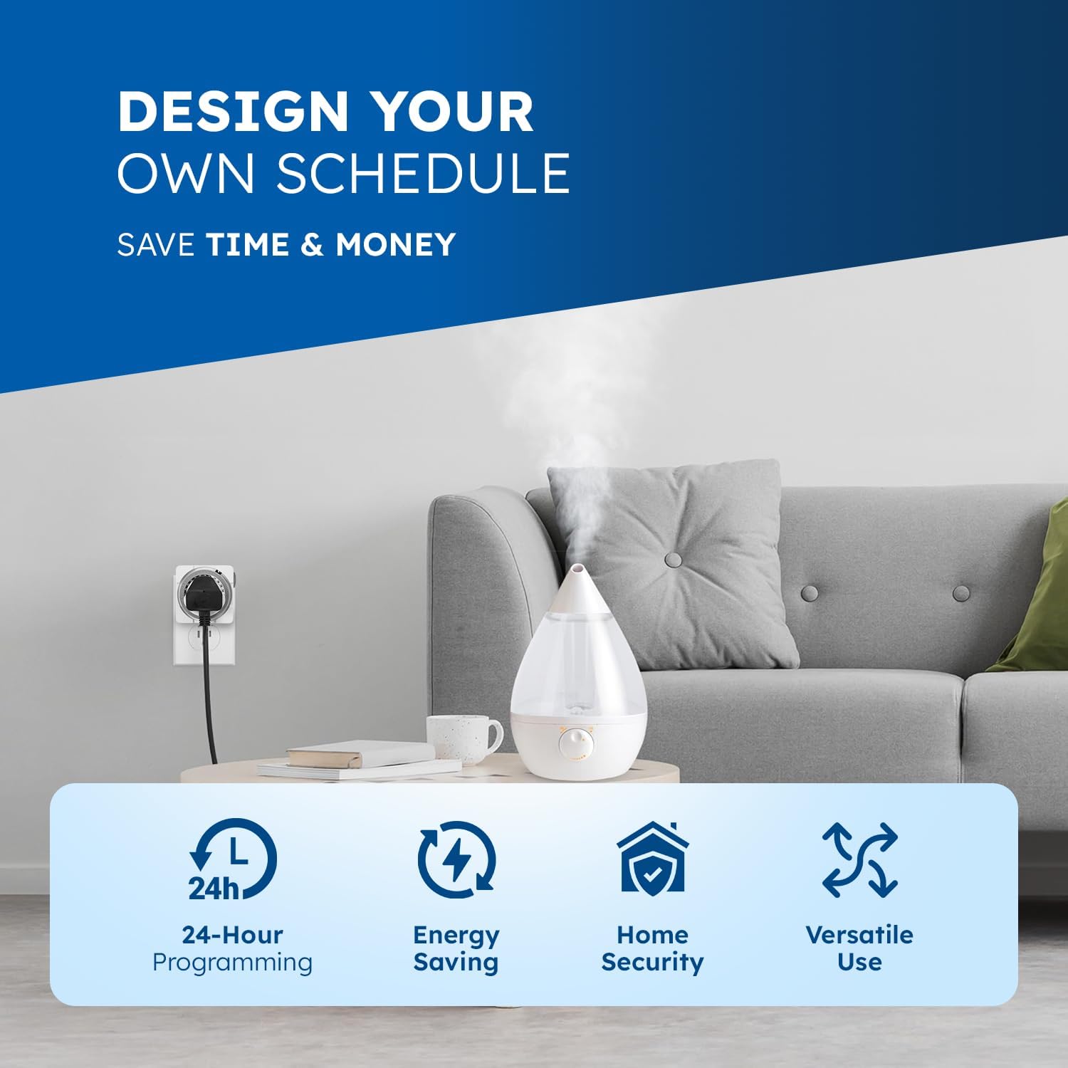 Pack of 3 Plug-In Timer Switches