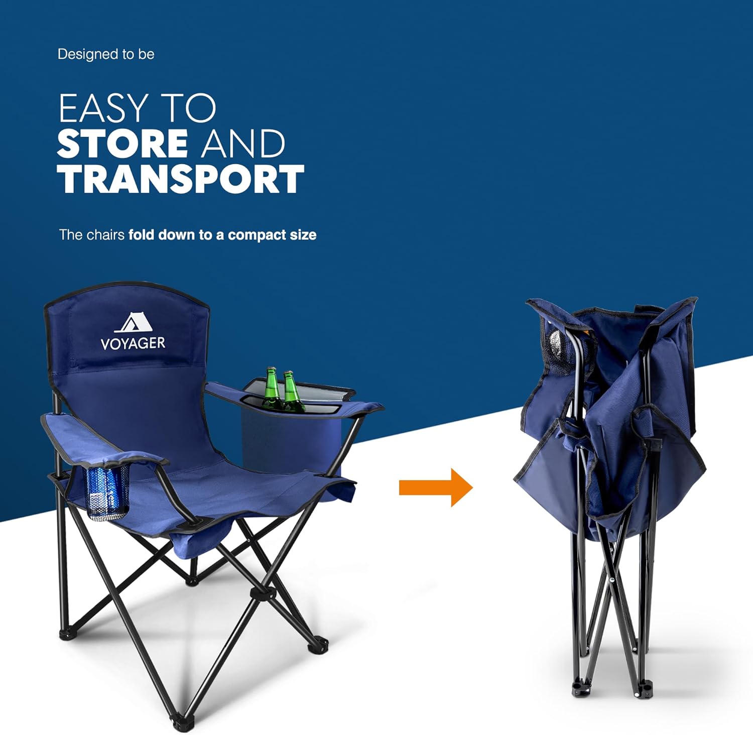 Voyager Folding Camping Chairs - UK