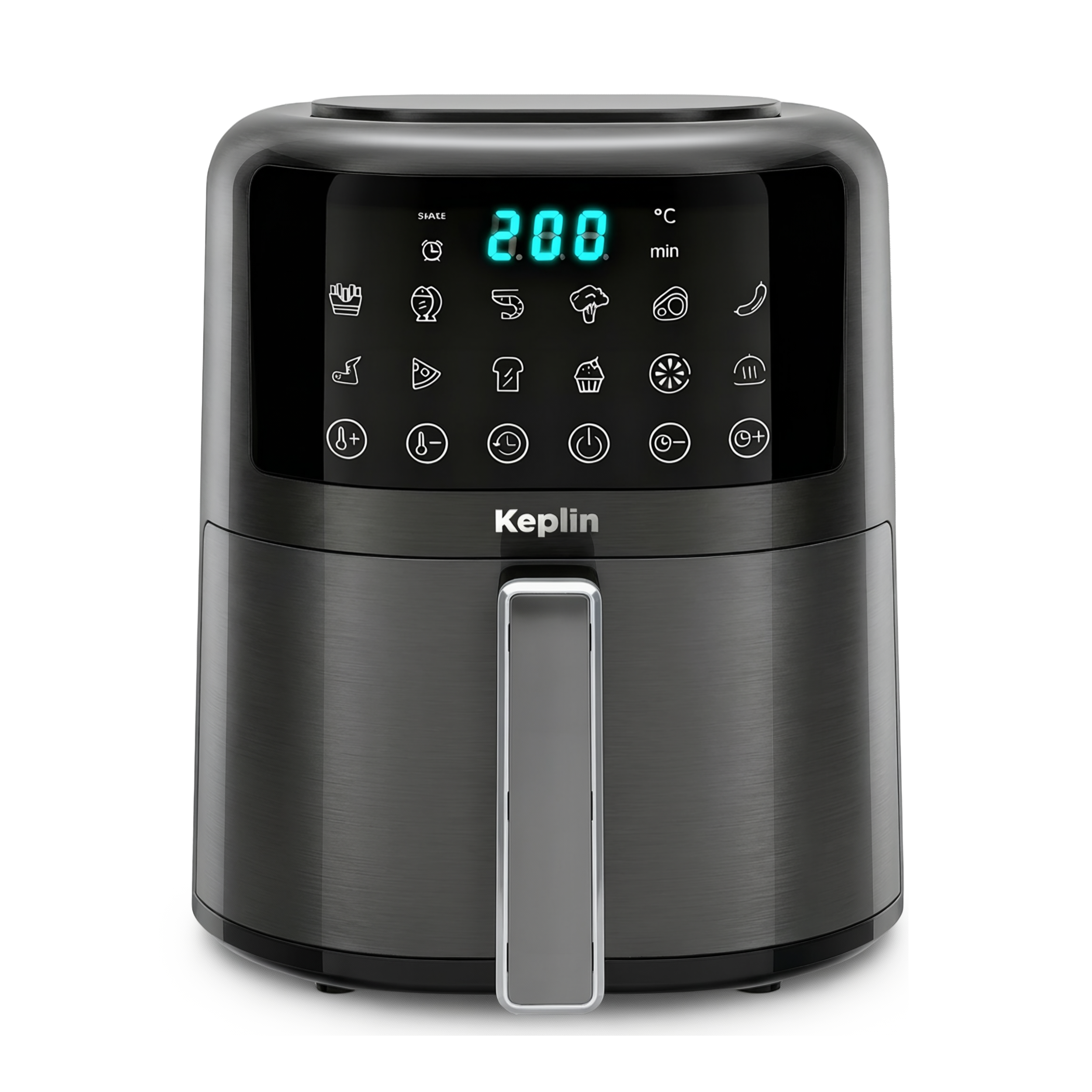 Keplin 4.5L Digital Air Fryer – 12 Smart Cooking Presets, Touchscreen Air Fryer for Healthy Low-Oil Cooking, Exclusive Heating Tech, Energy Saving, Easy-Clean Non-Stick Basket - 2 Year Warranty