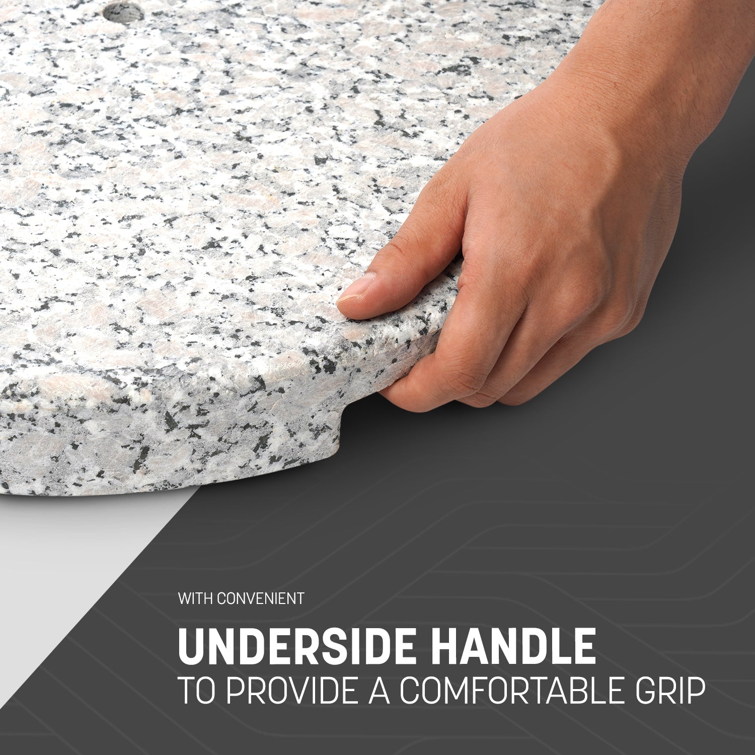 Granite parasol base