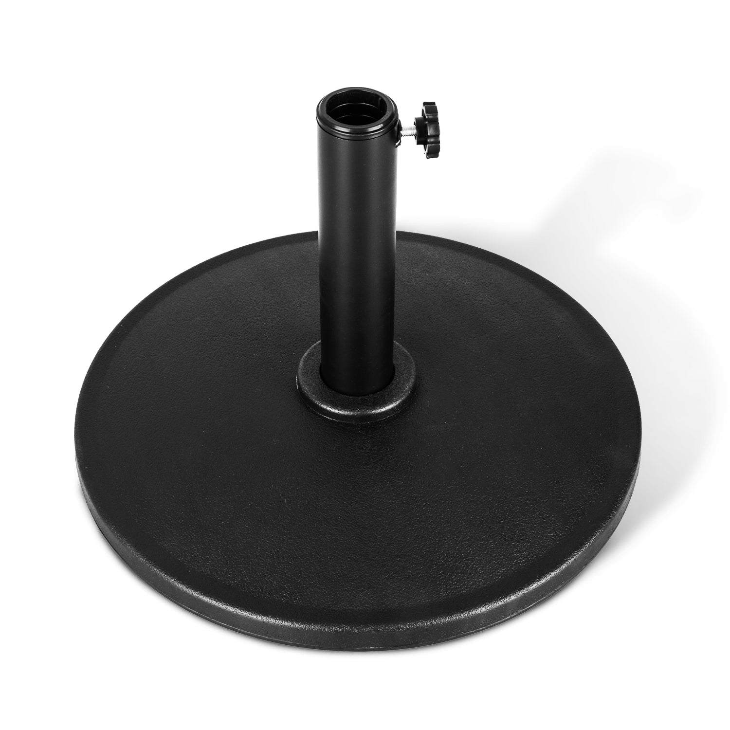 KEPLIN Cast Iron Effect Parasol Base – Heavy Duty Metal Garden Patio Furniture Stand for Umbrella, Canopy, Gazebo, Awning