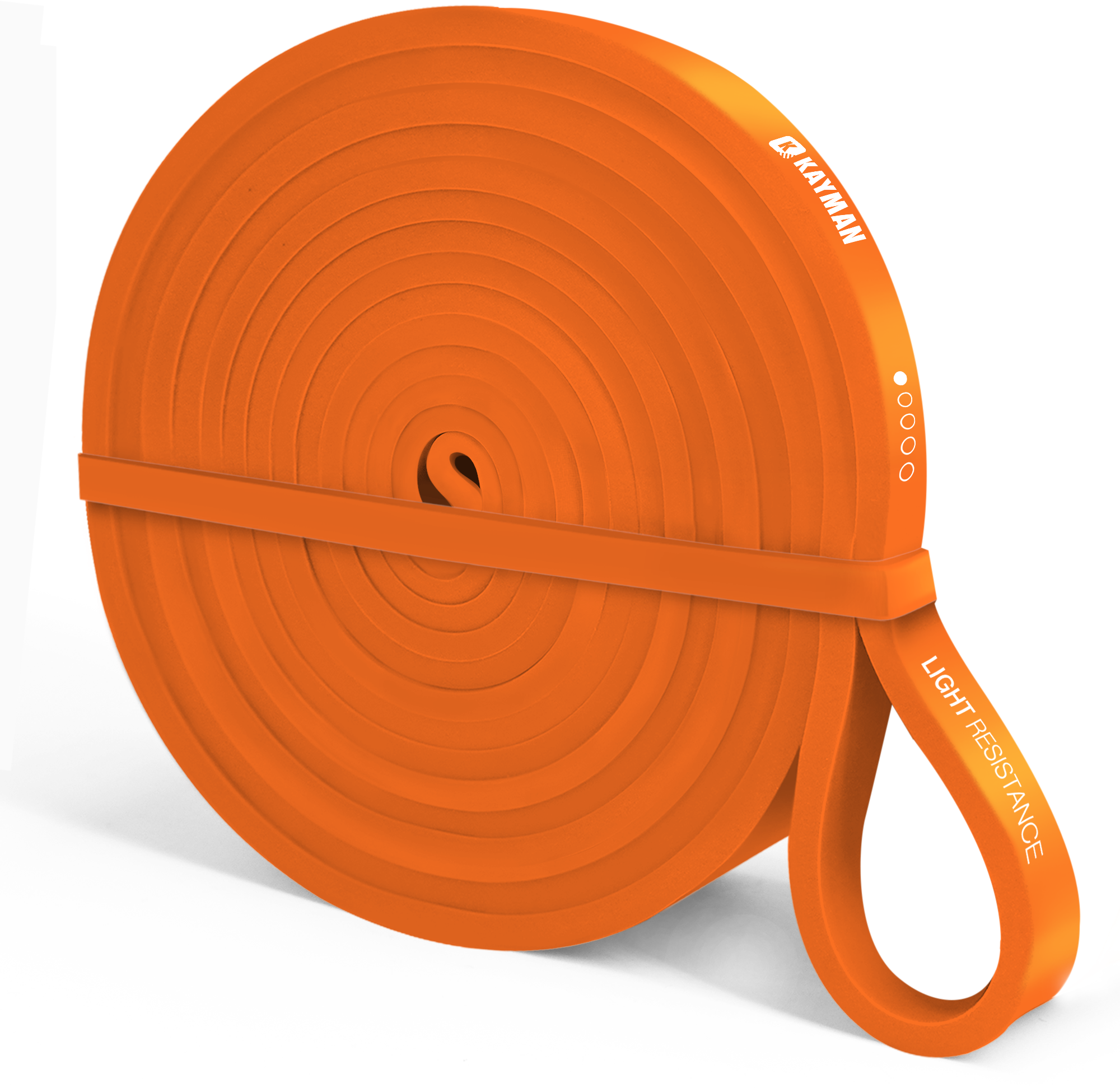 Kayman - Long Resistance Bands, Perfect for Pull-Ups, Yoga, Calisthenics, Strength Training, Stretching, Home Workouts (5-15lbs, 15-35lbs, 30-60lbs, 40-80lbs, 50-125lbs)