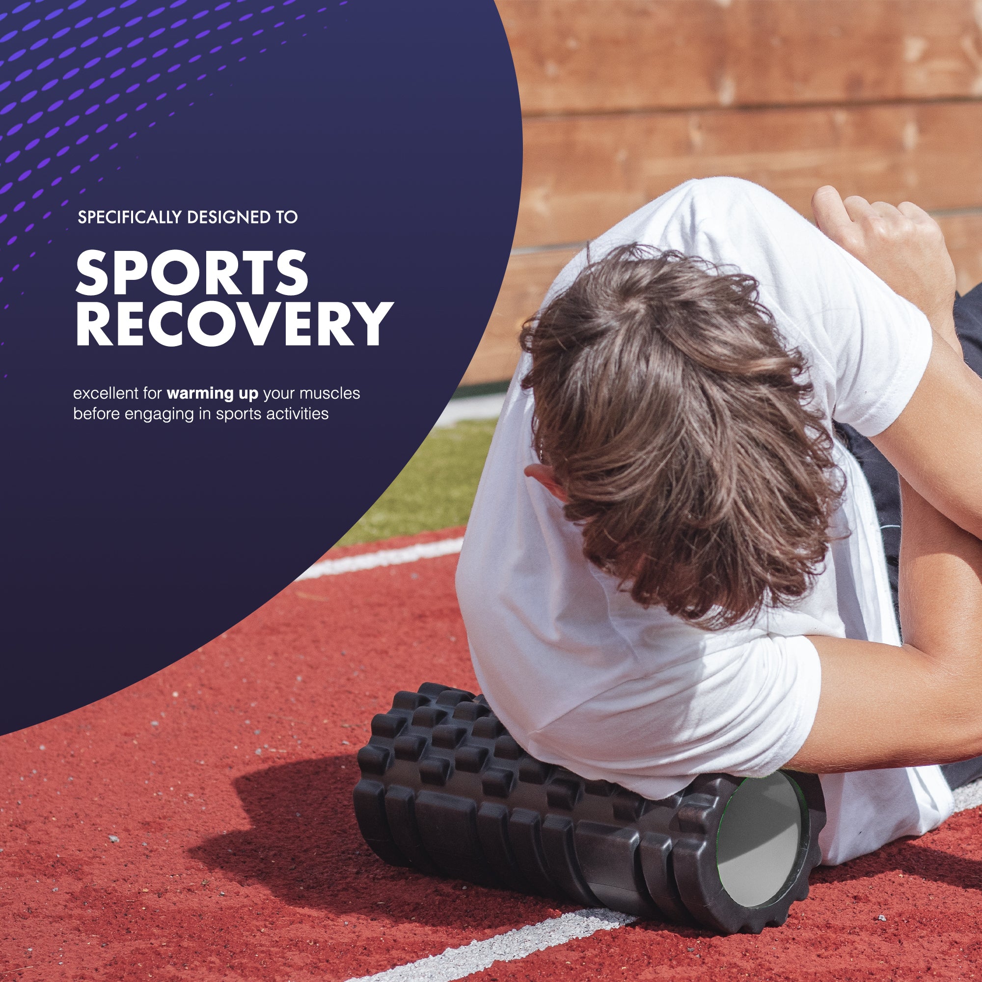 Kayman Massage Roller: High-Density Foam Deep Tissue Relief & Sports Recovery Tool for Back Pain, Balance, and Blood Flow Stimulation