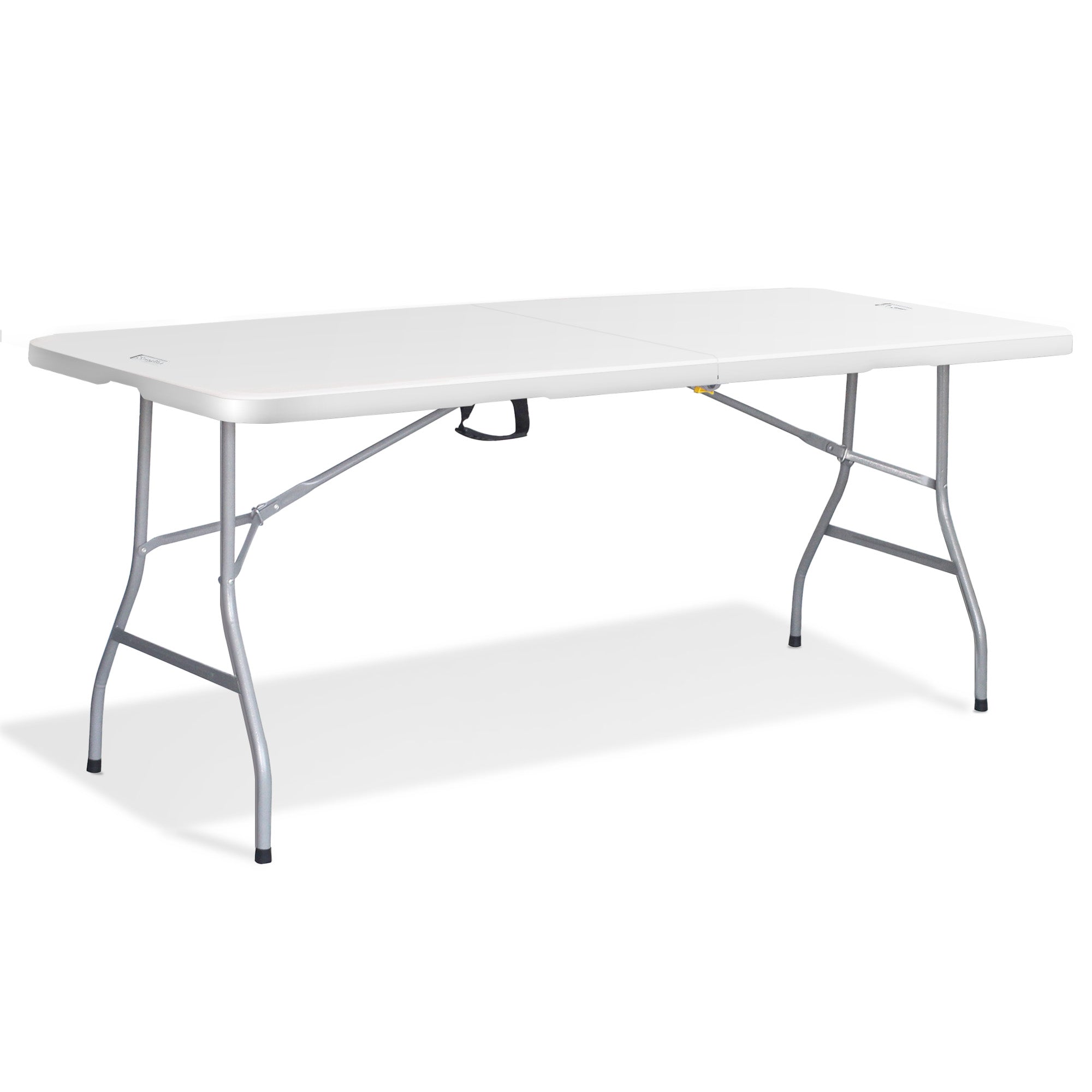KEPLIN 6ft Folding Table with Spacious 180x70x74cm Tabletop & Sturdy Metal Frame