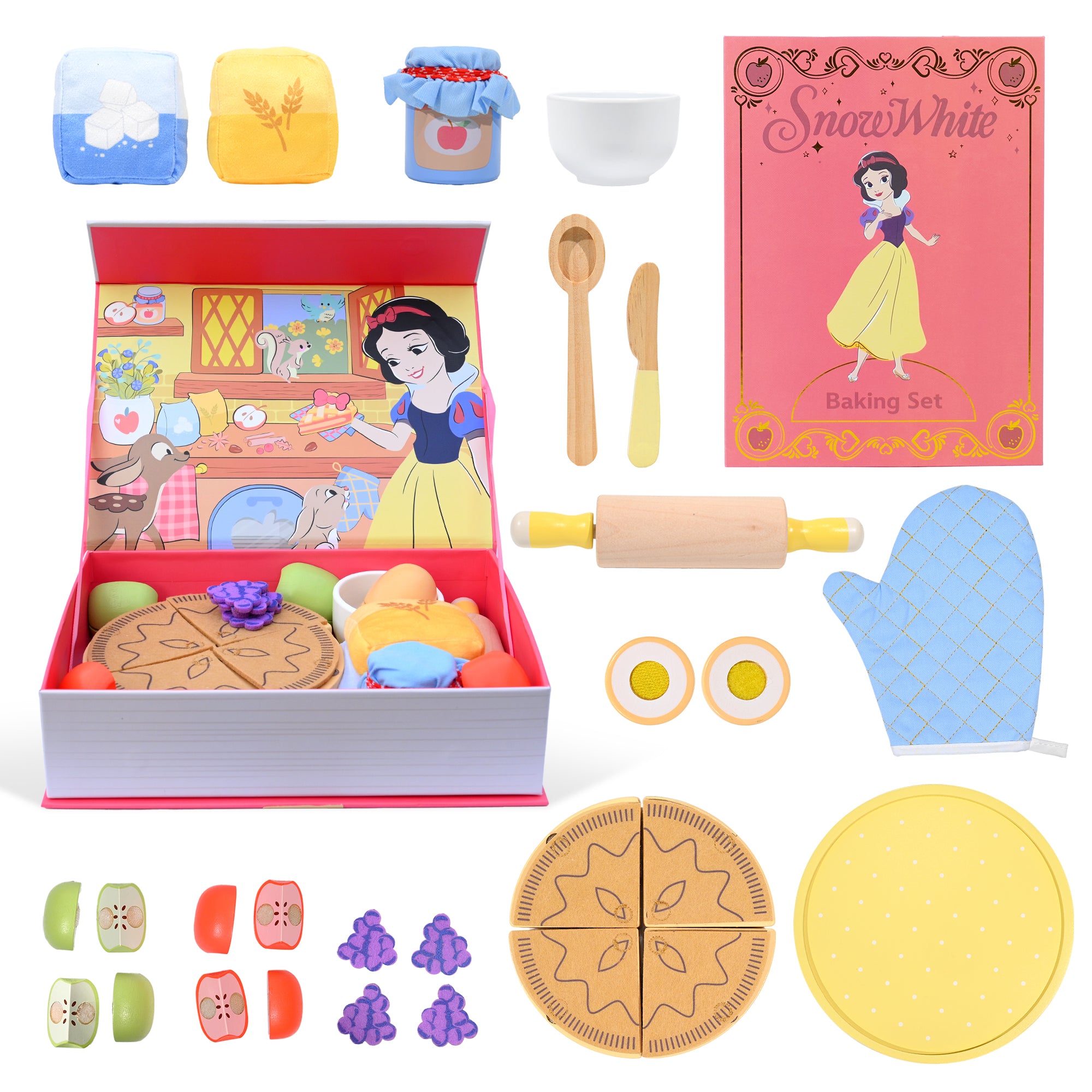 Disney Princess Storybook Playset Collection - Book Box with Themed Accessories