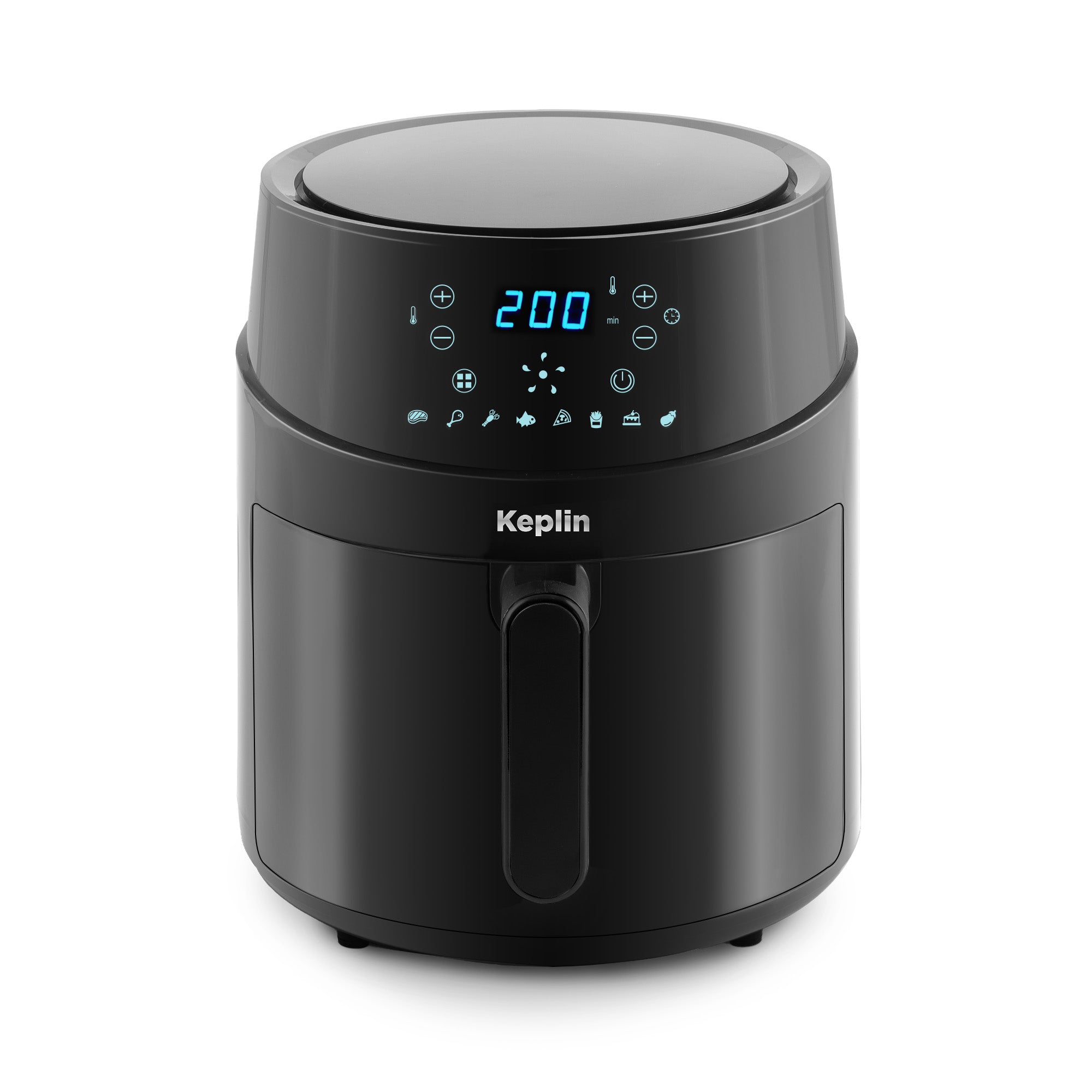 Keplin 4.3L Dual Zone Air Fryer - 2850W Energy-Saving Cooker with 8 Cooking Functions - Extra-Large Capacity for Healthy Meals - Roast, Bake, Dehydrate, Crisp - Family Size