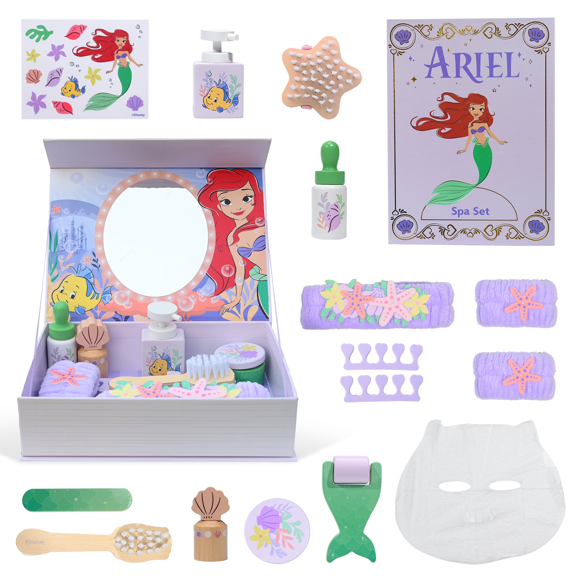 Disney Princess Storybook Playset Collection - Book Box with Themed Accessories