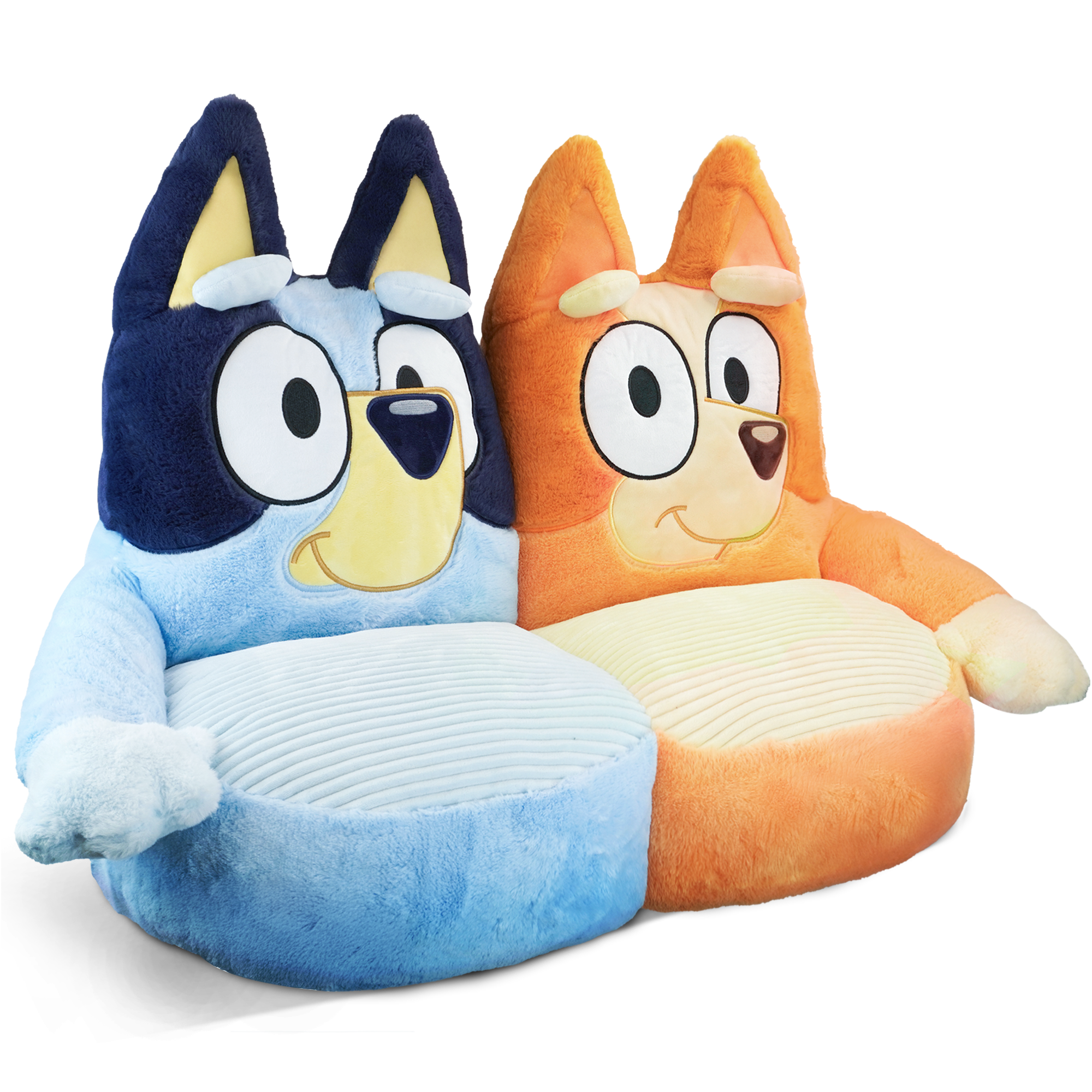 Bluey & Bingo Kids Plush Sofa Chair – 70cm Soft Toddler Seat for Boys & Girls – Large Comfy Character Style Chair for Playroom, Bedroom & Living Room – Lightweight & Cosy