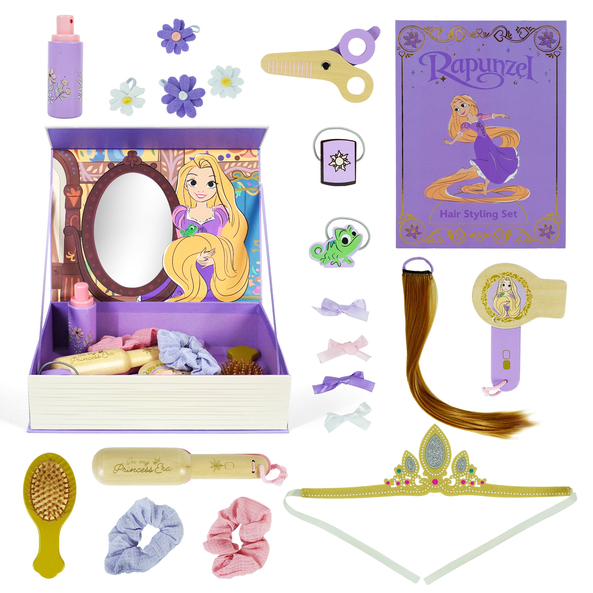 Disney Princess Storybook Playset Collection - Book Box with Themed Accessories