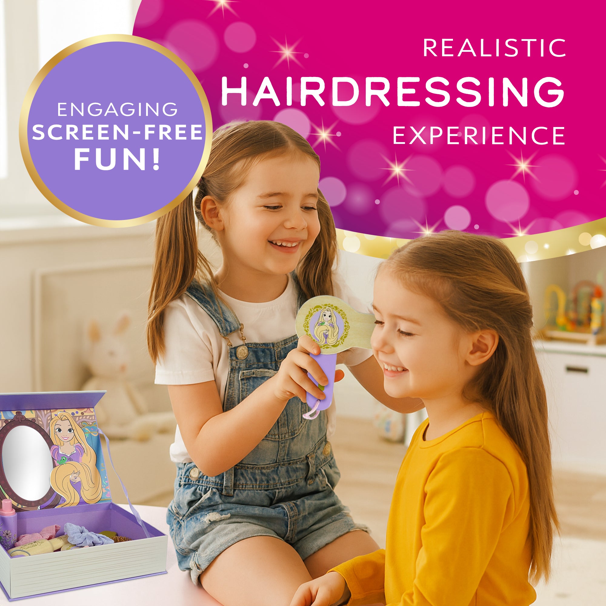 Disney Princess Storybook Playset Collection - Book Box with Themed Accessories