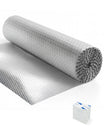 Haltons Reflective Radiator Foil 5m x 60cm – Energy Saving Insulation with 3M Self-Adhesive Pads – Easy to Install, Cut to Size – Reduce Heat Loss & Lower Bills – Covers 3+ Radiators – Thermal Barrier