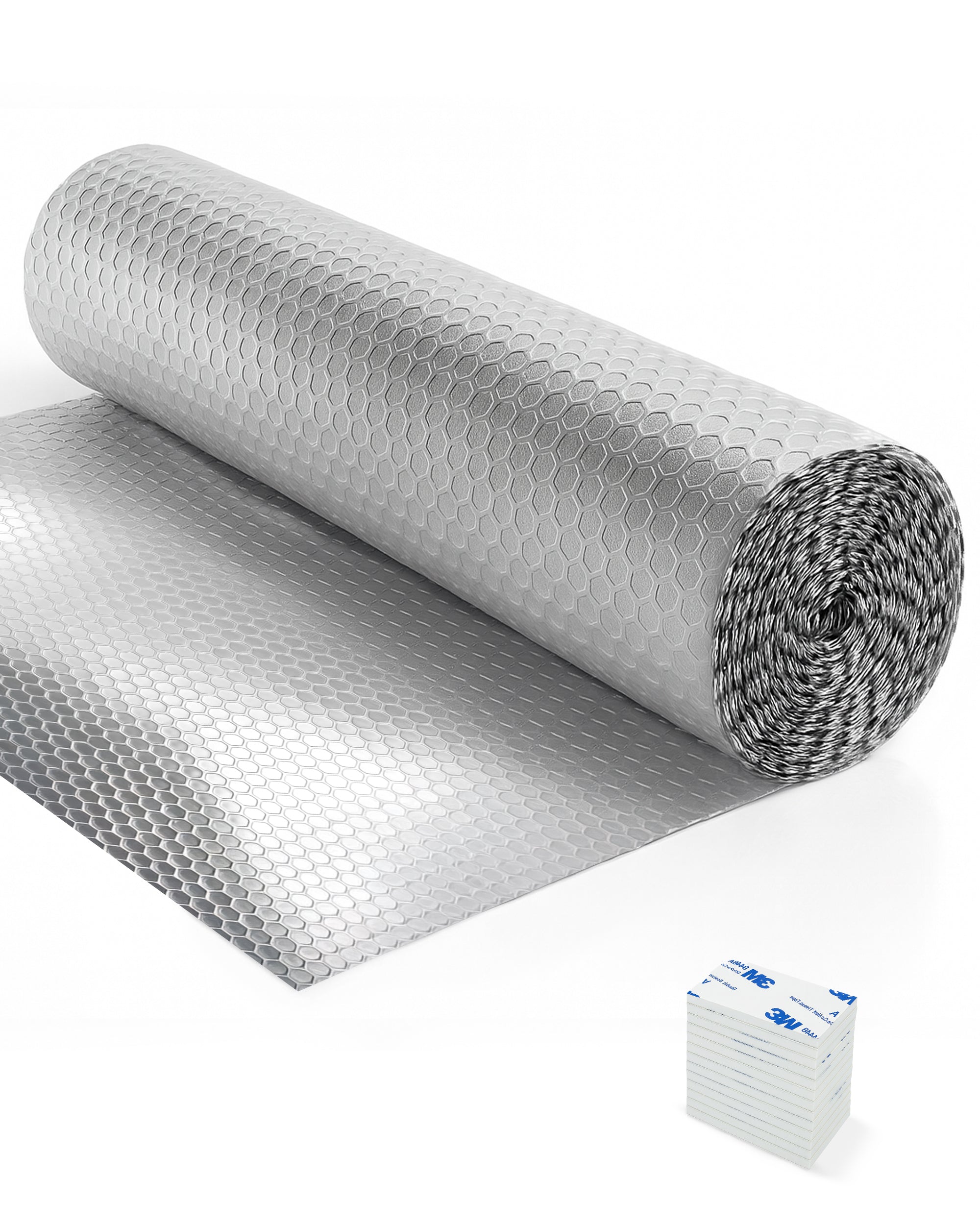 Haltons Reflective Radiator Foil 5m x 60cm – Energy Saving Insulation with 3M Self-Adhesive Pads – Easy to Install, Cut to Size – Reduce Heat Loss & Lower Bills – Covers 3+ Radiators – Thermal Barrier