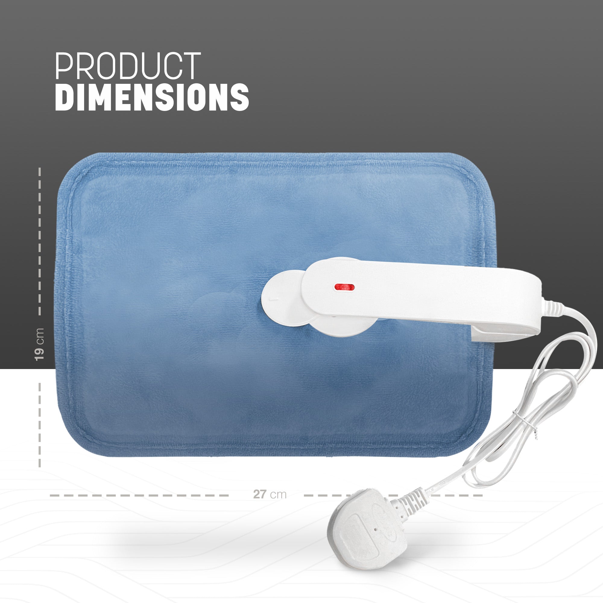 Rechargeable Electric Hot Water Bottle - Hand & Body Warmer, Fast Heating & Auto-Shut Off Function