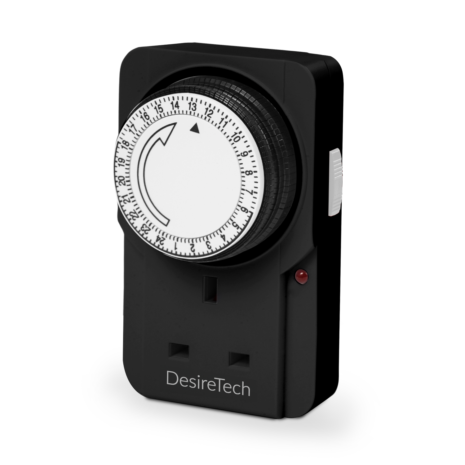 Desiretech Plug-In Timer Switches – 24-Hour Segment Timer, 3120W Capacity, Home Security & Energy-Saving Automation, Automatic On/Off