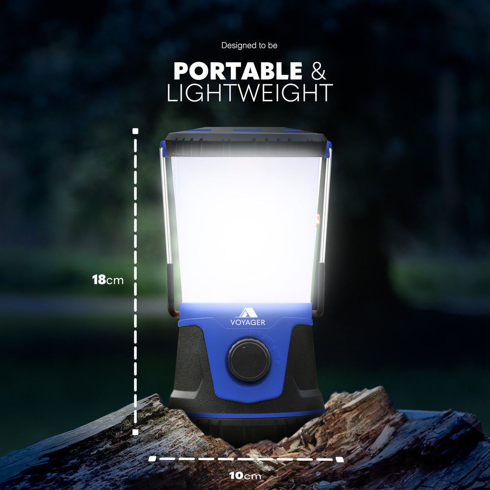LED Camping Lantern - 1500 Lumen Light with Up to 40 Hours Battery Life