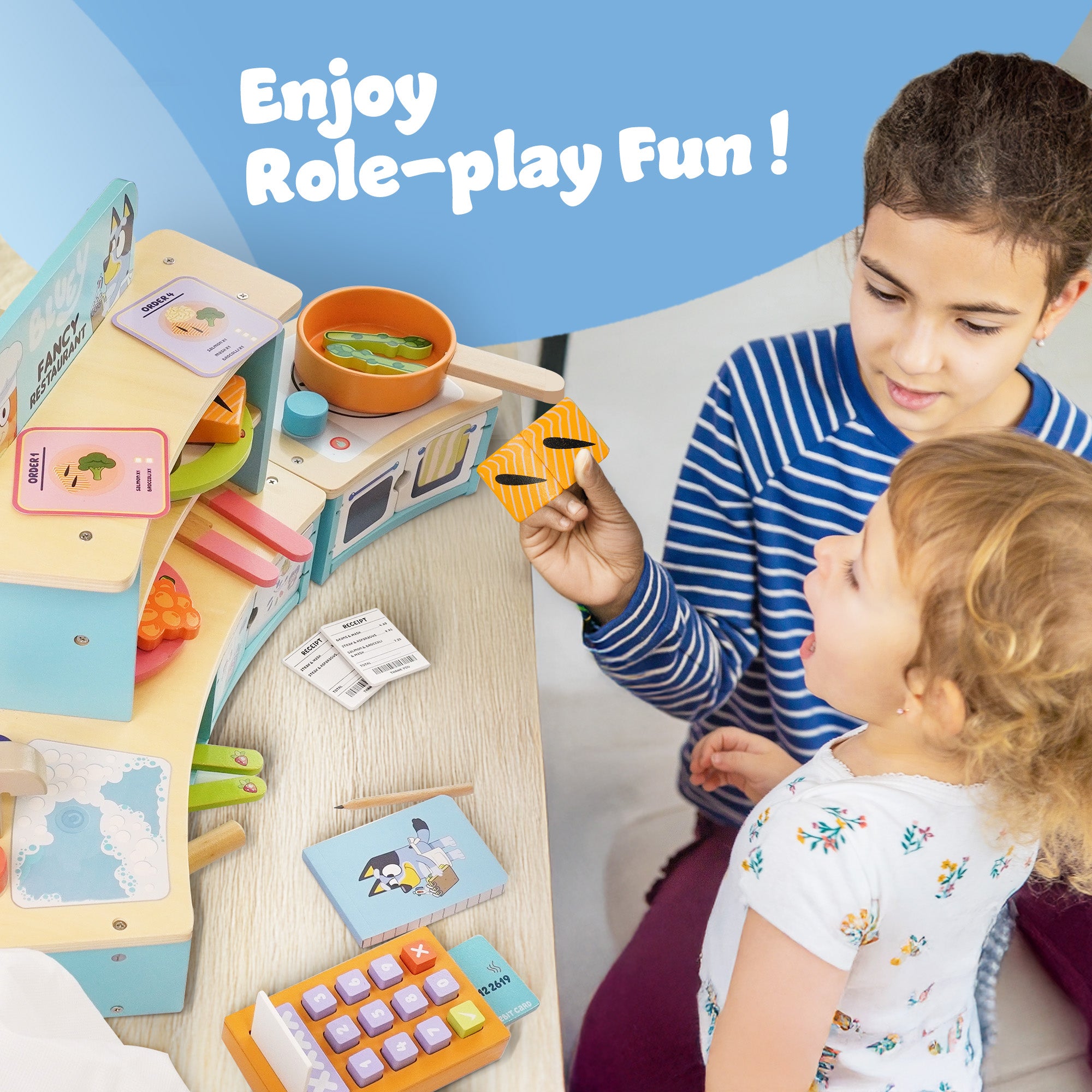 Bluey Tabletop Restaurant Playset