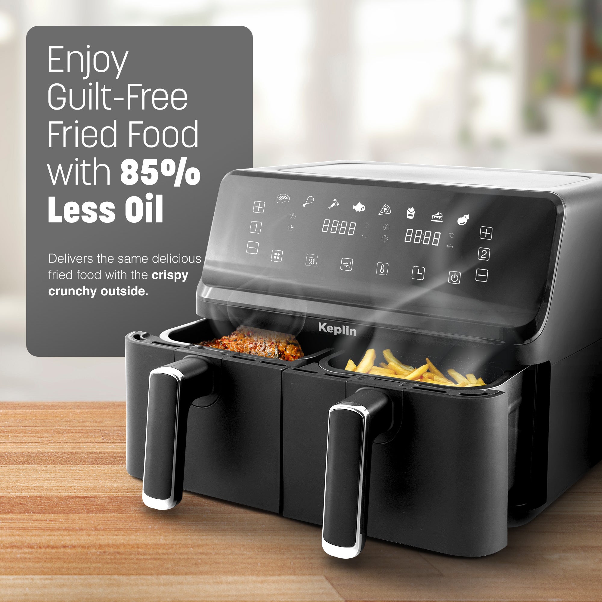 Keplin 9L Dual Zone Air Fryer