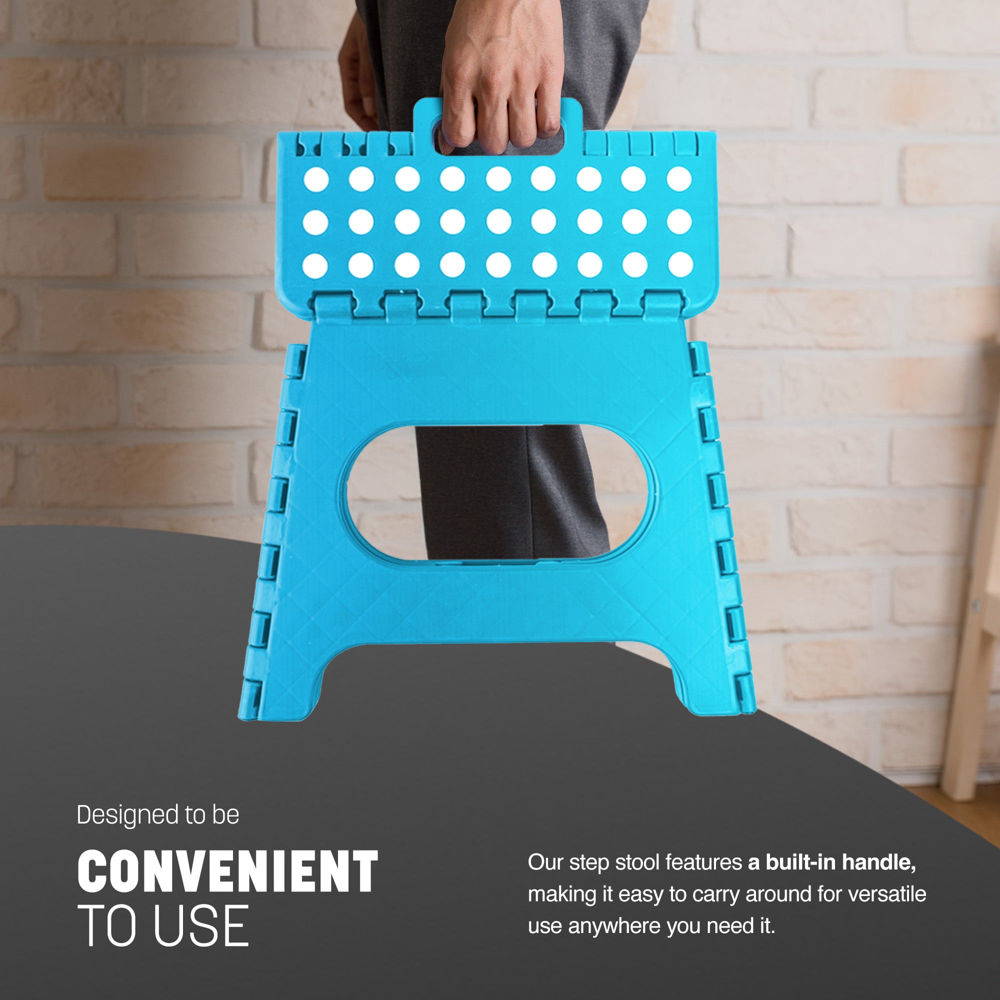 KEPLIN 11inch Heavy Duty Folding Step Stool