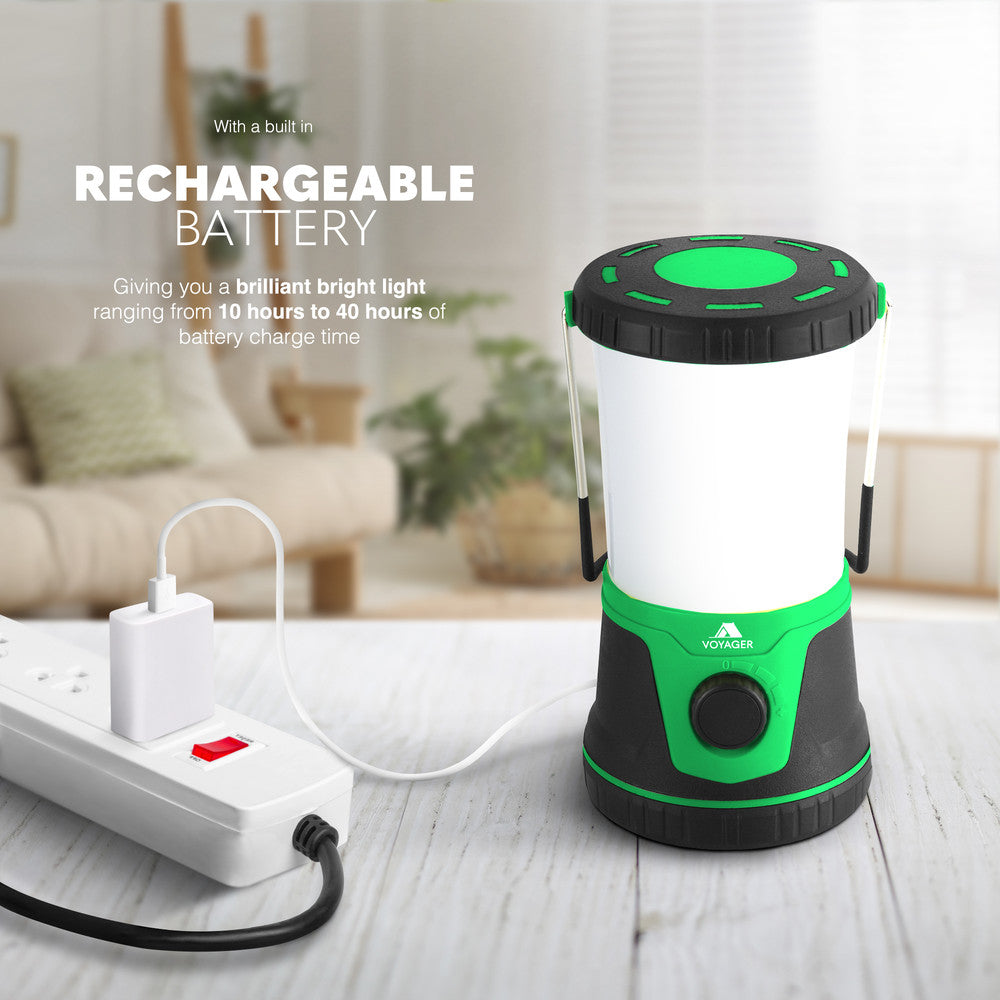 LED Camping Lantern - 1500 Lumen Light with Up to 40 Hours Battery Life