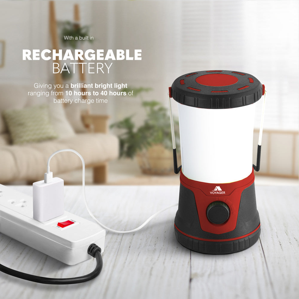 LED Camping Lantern - 1500 Lumen Light with Up to 40 Hours Battery Life