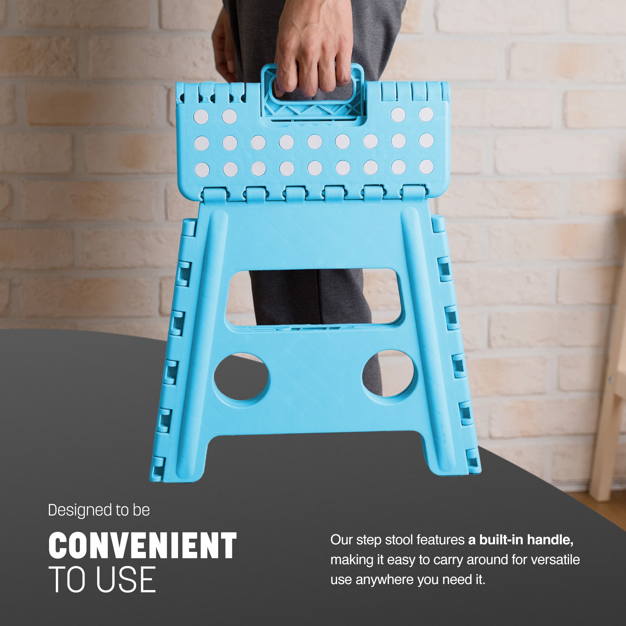 KEPLIN 13inch Heavy Duty Folding Step Stool