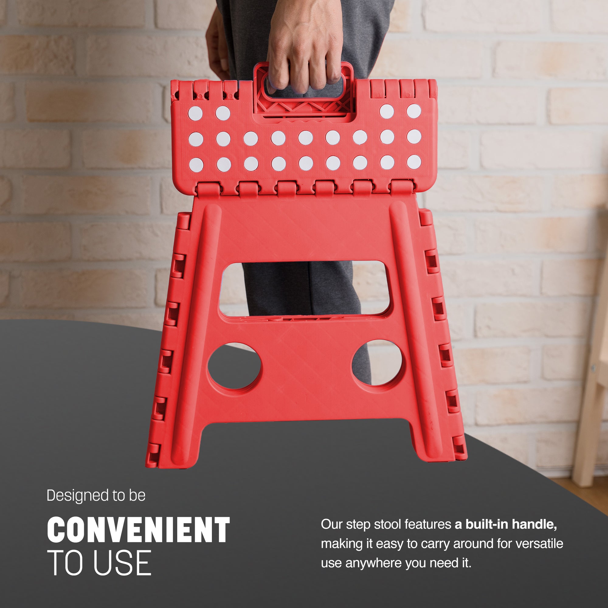 KEPLIN 13inch Heavy Duty Folding Step Stool