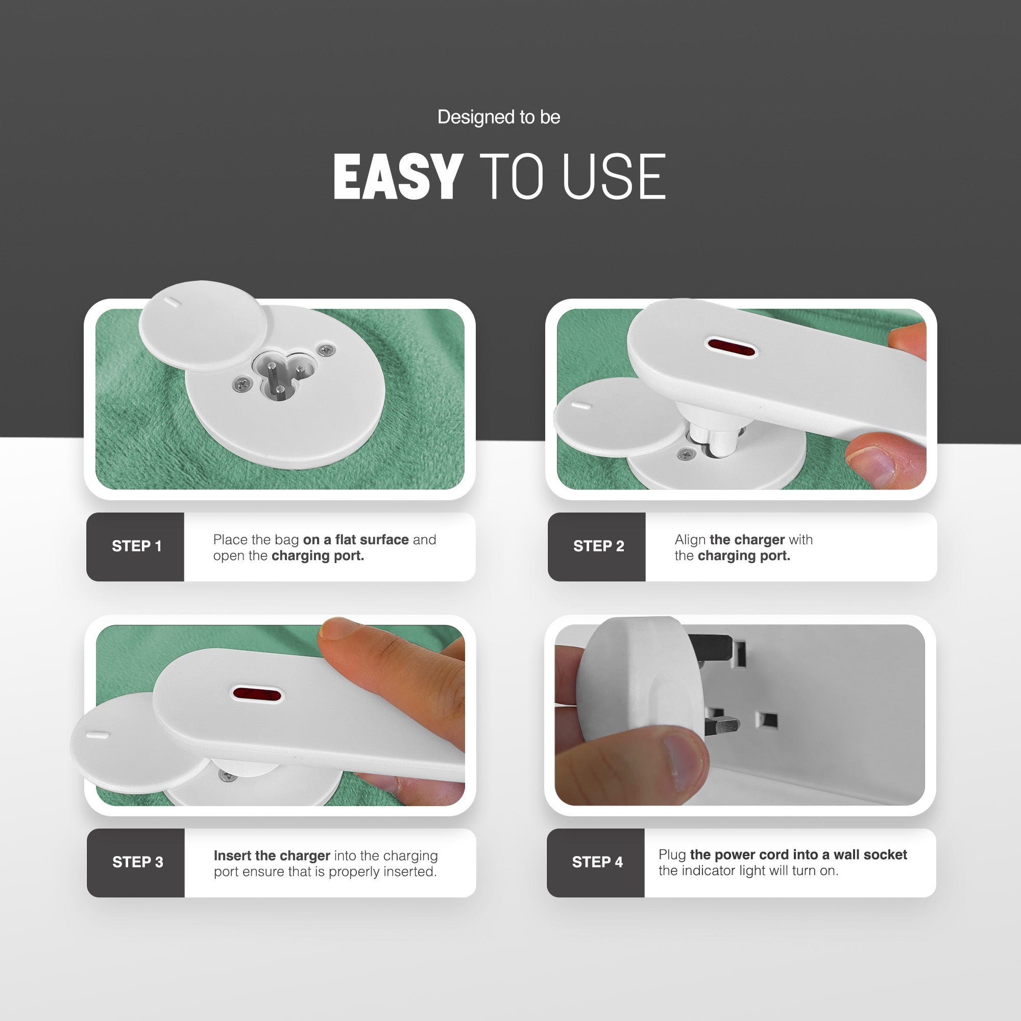 Rechargeable Electric Hot Water Bottle - Hand & Body Warmer, Fast Heating & Auto-Shut Off Function