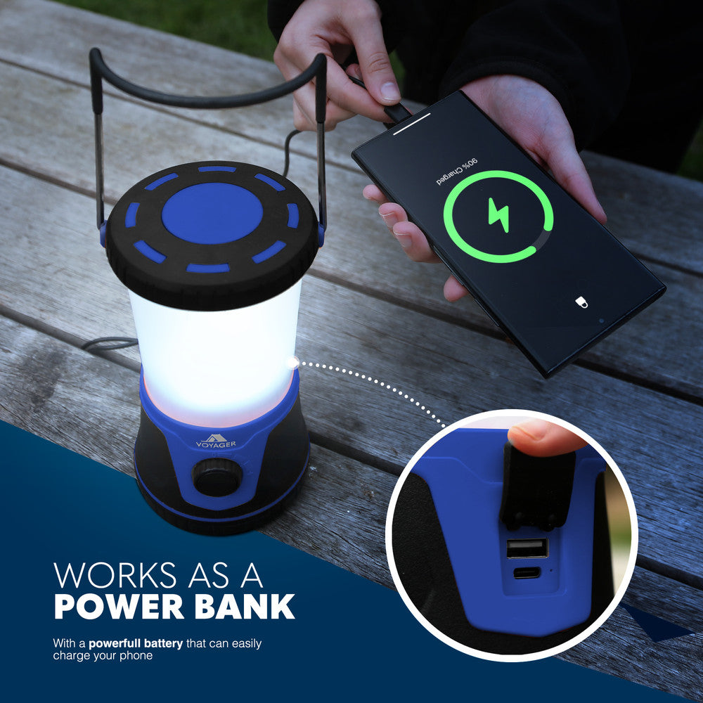 LED Camping Lantern - 1500 Lumen Light with Up to 40 Hours Battery Life