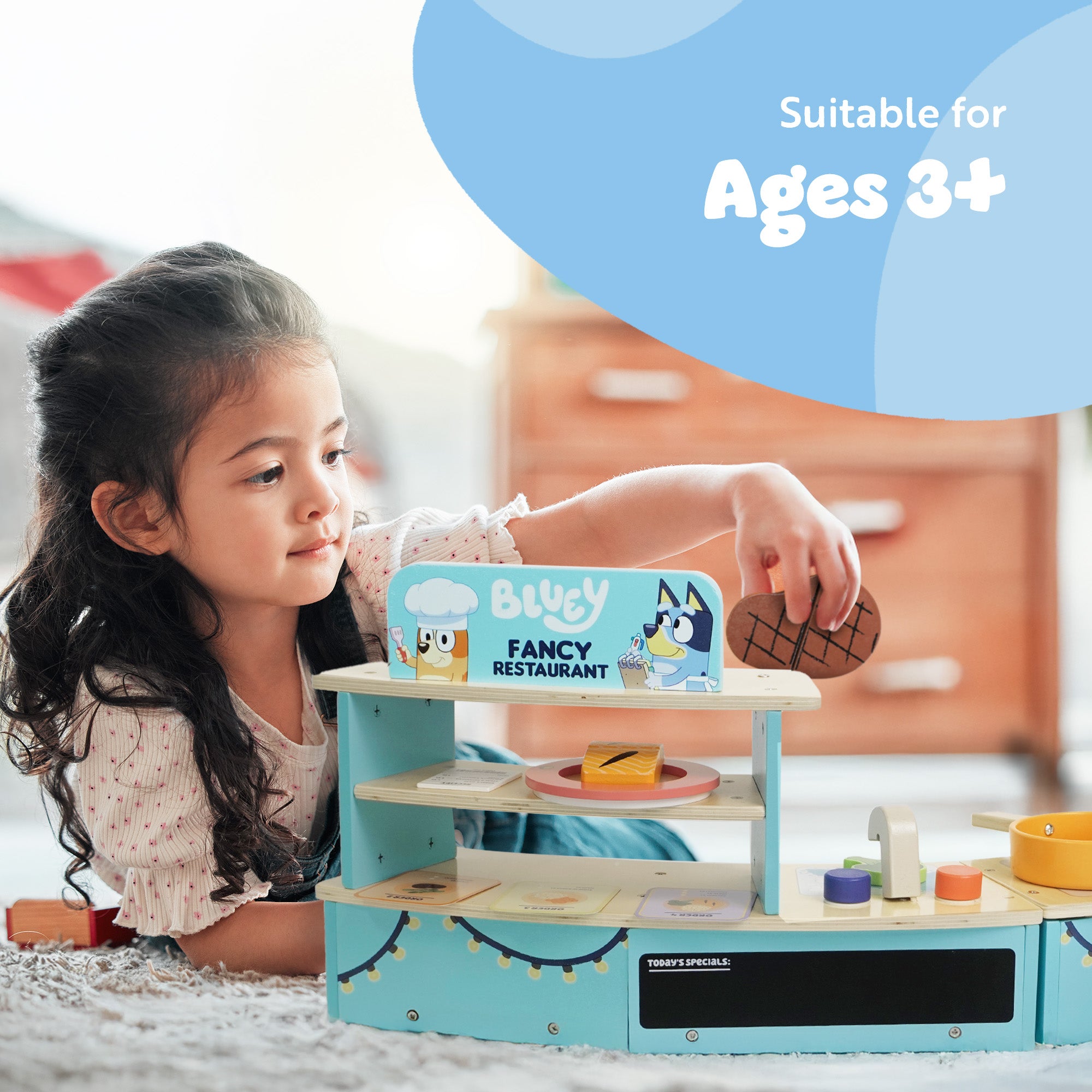 Bluey Tabletop Restaurant Playset