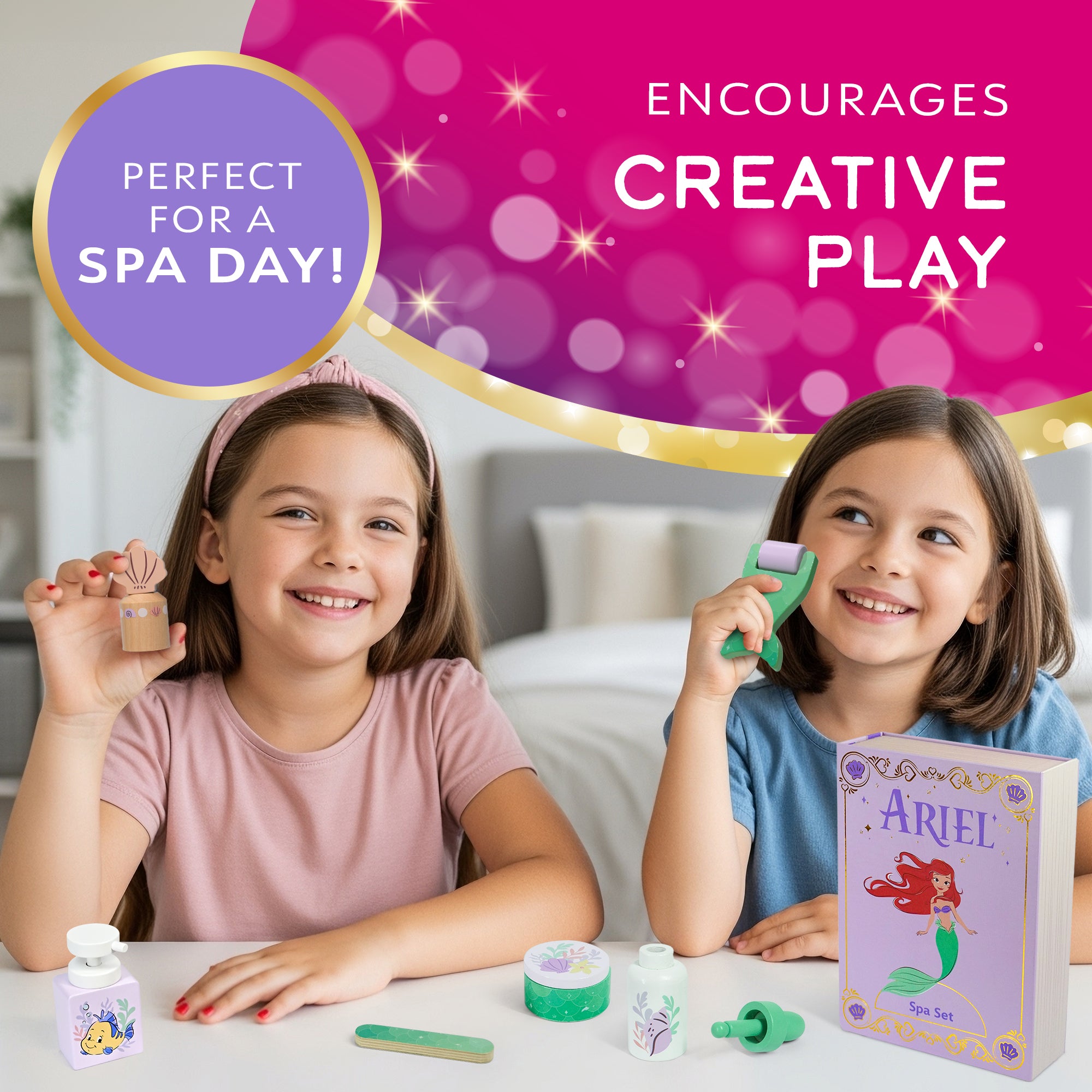 Disney Princess Storybook Playset Collection - Book Box with Themed Accessories