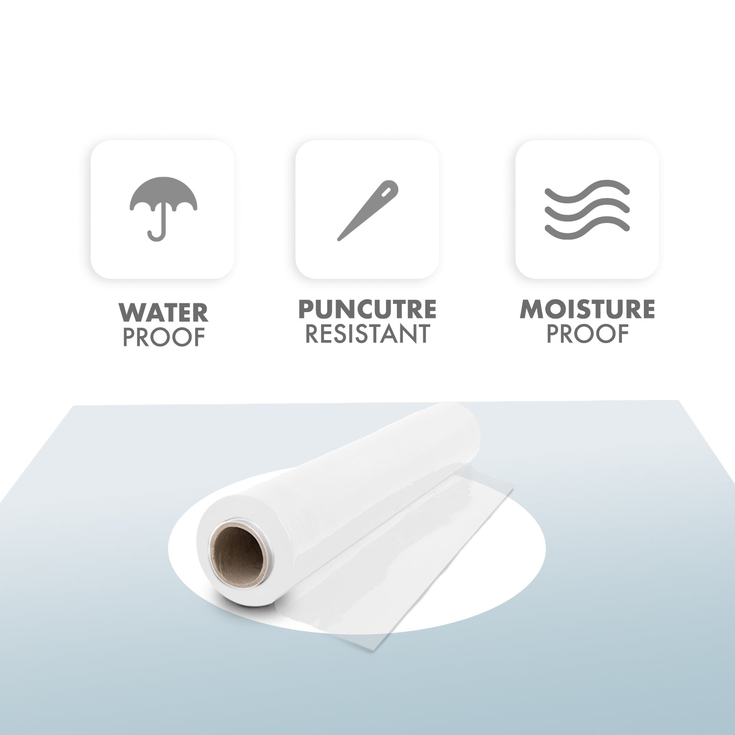 Merrimen Heavy Duty Pallet Stretch Shrink Wrap Roll | Strong & Secure Packaging Plastic Cling Film | Ideal for Packing, Moving Heavy Objects and Shifting Fragile Items (Black, 400mm x 150m)