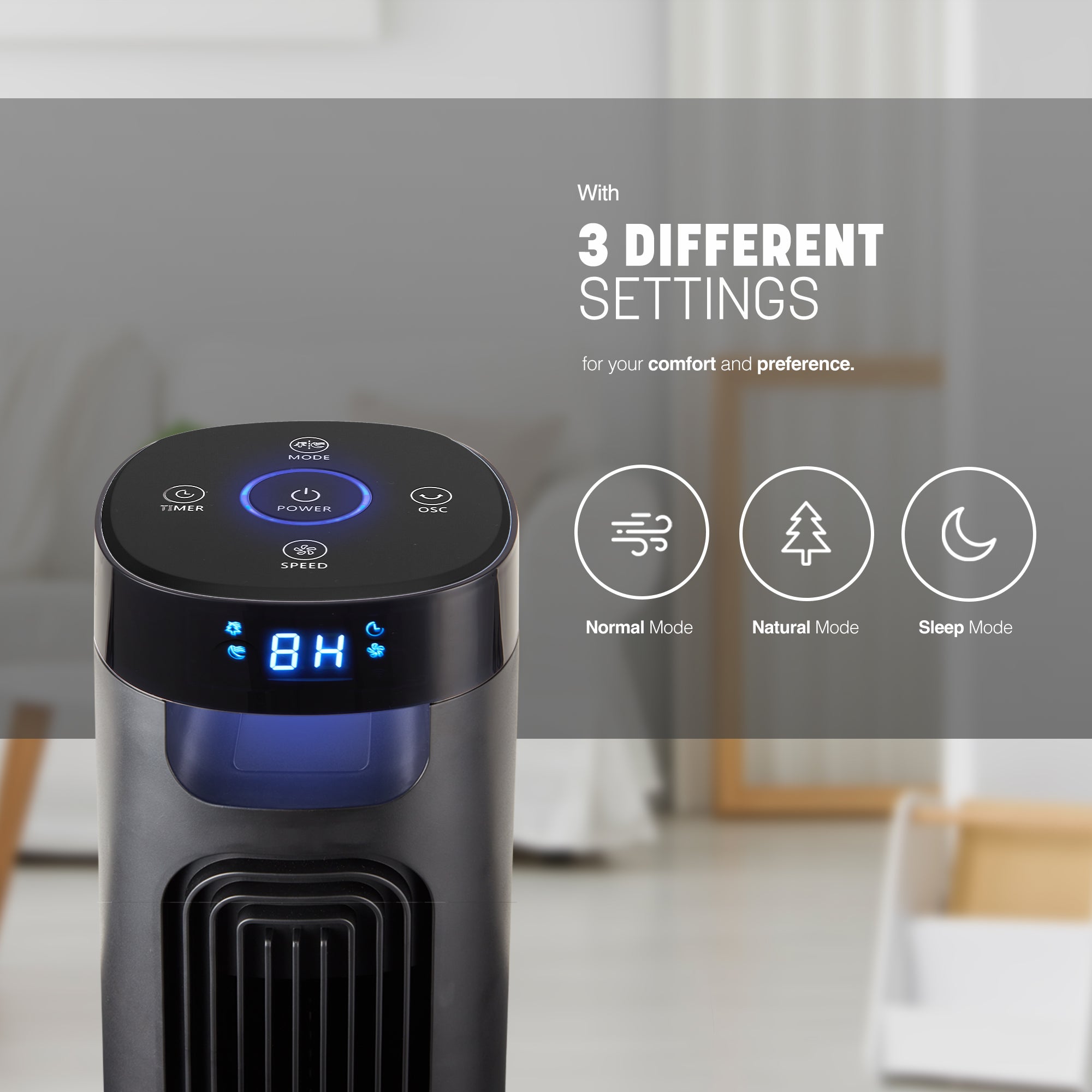36-inch Tall Tower Fan
