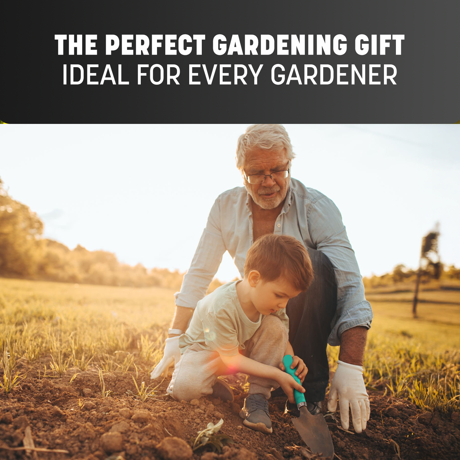 Keplin - 3pc Garden Tool Set - Carbon Steel Blades & PP Handles - Includes Trowel, Transplanting Trowel & Fork - Durable & Weatherproof - 11.5cm Handles - Essential for Digging, Planting & Weeding