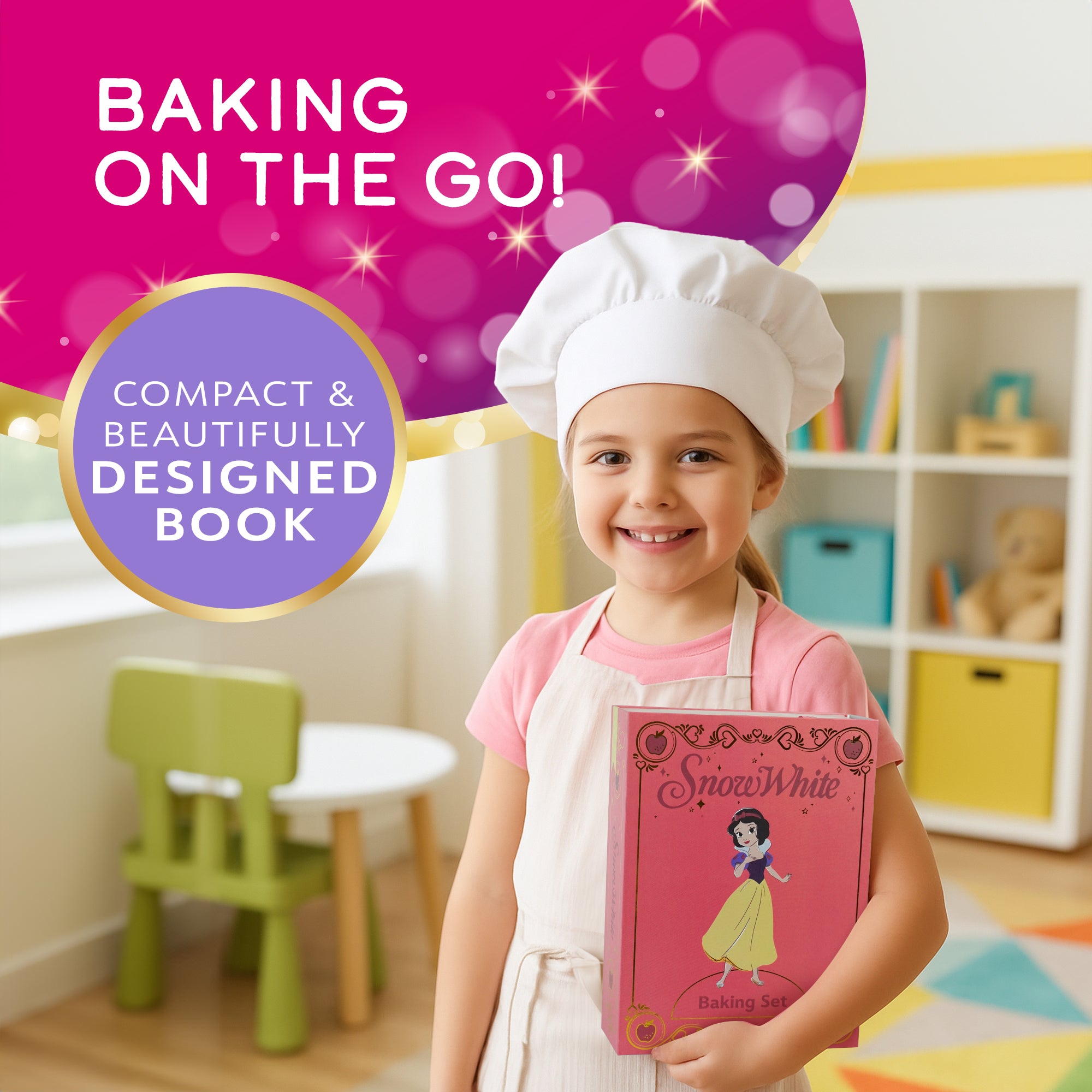 Disney Princess Storybook Playset Collection - Book Box with Themed Accessories