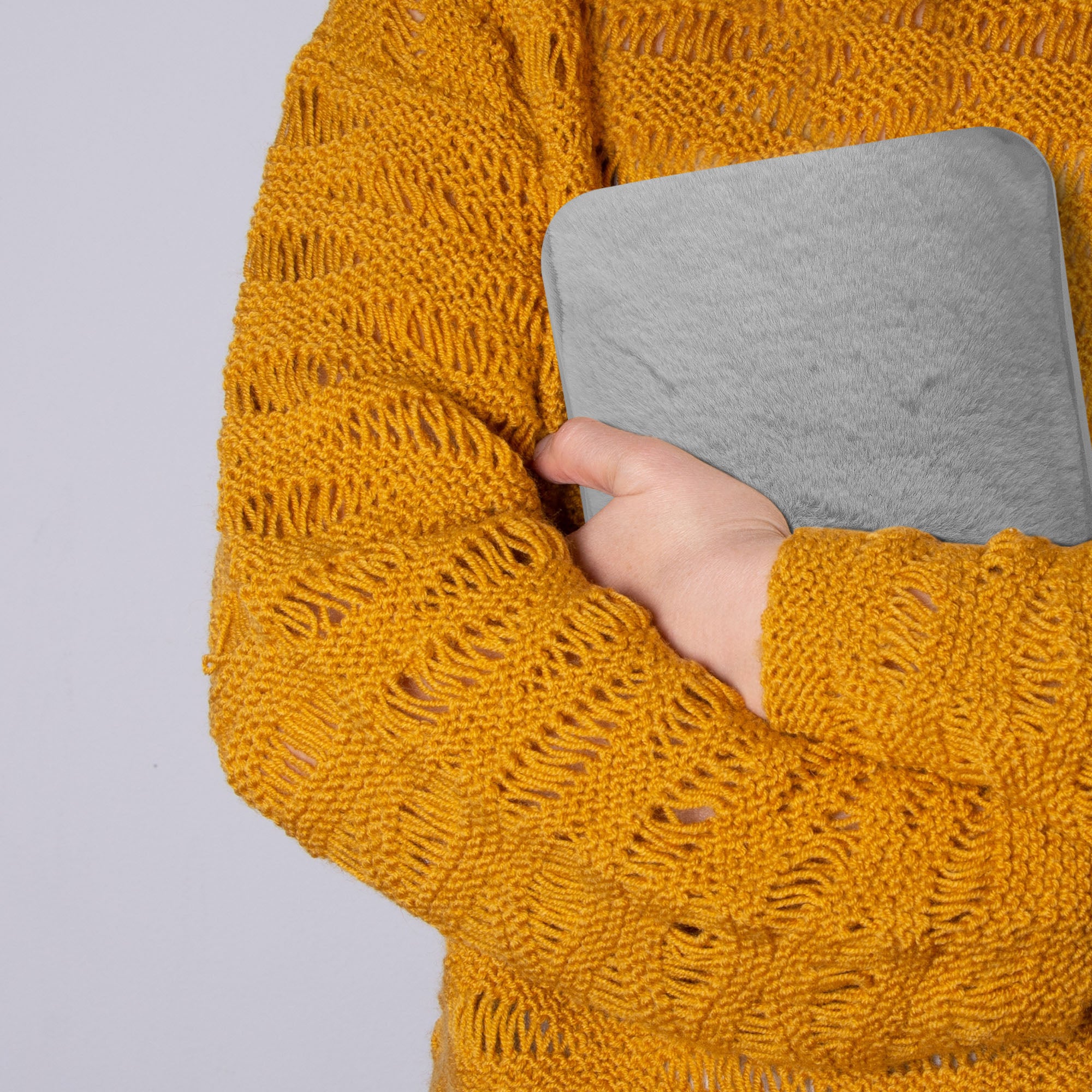 Rechargeable Electric Hot Water Bottle - Hand & Body Warmer, Fast Heating & Auto-Shut Off Function