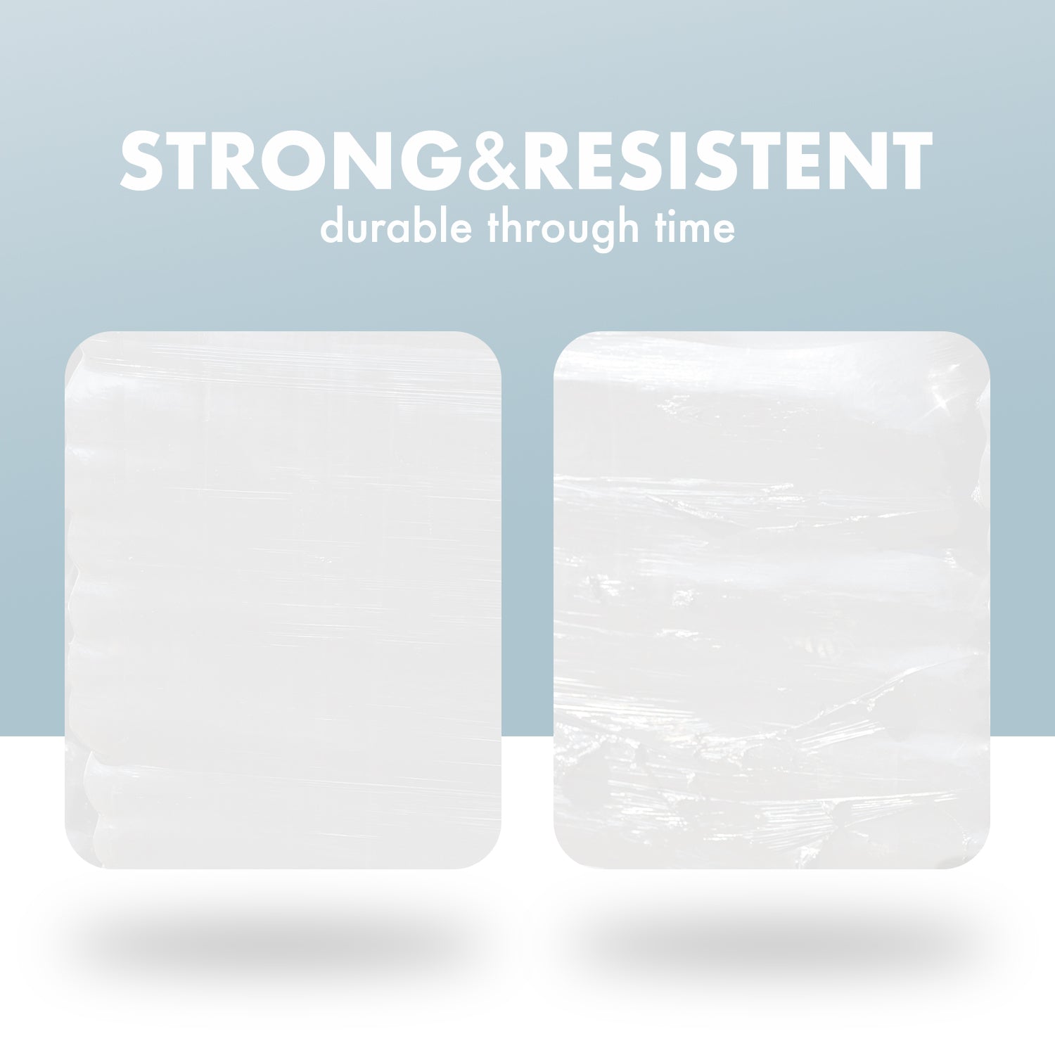 Merrimen Heavy Duty Pallet Stretch Shrink Wrap Roll | Strong & Secure Packaging Plastic Cling Film | Ideal for Packing, Moving Heavy Objects and Shifting Fragile Items (Black, 400mm x 150m)