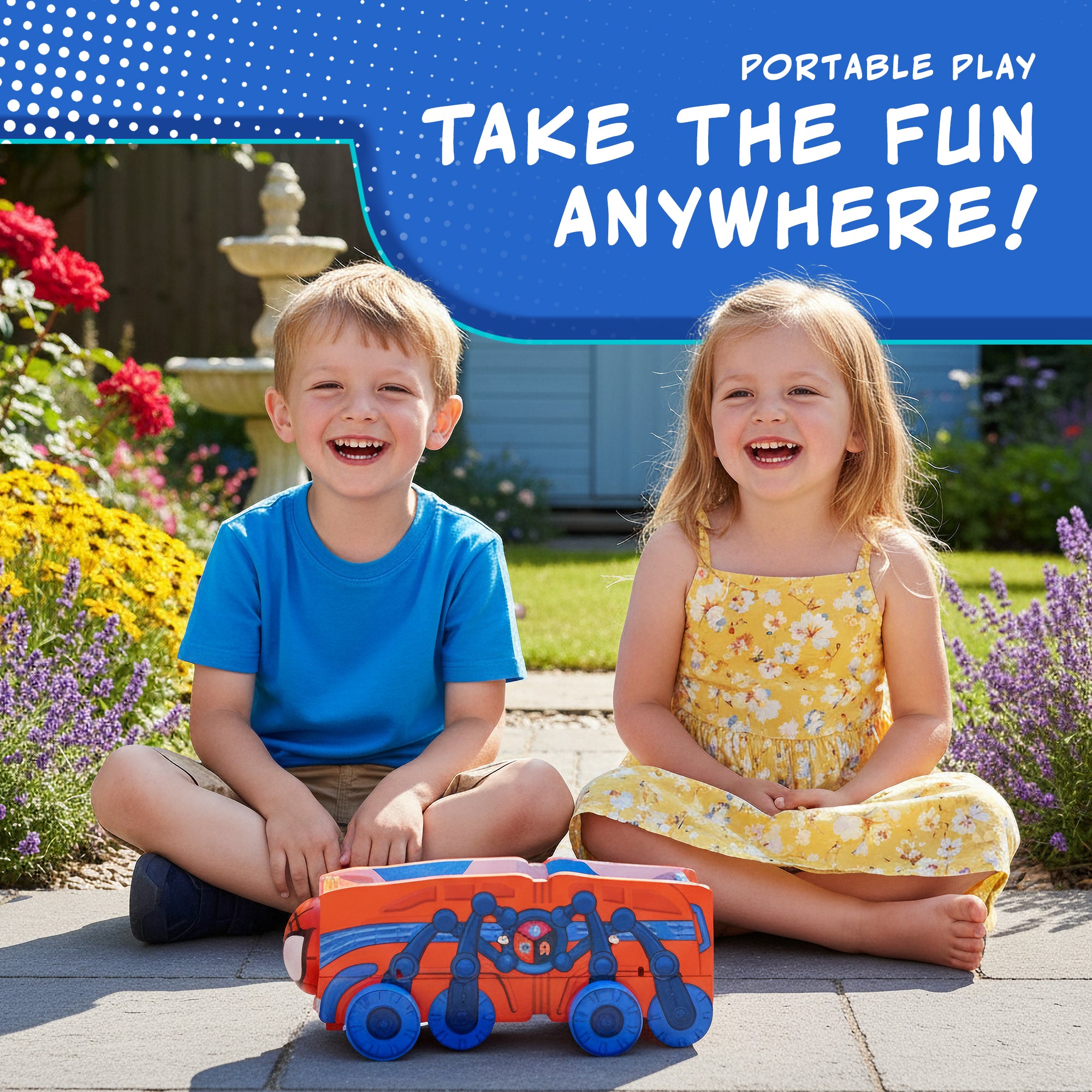 Marvel Spidey and His Amazing Friends Transforming Vehicle Playset – 17-Piece 2-in-1 Spidey Truck & Headquarters with Figures, Small Vehicles & Puzzle Road Mat – 110x255x110mm