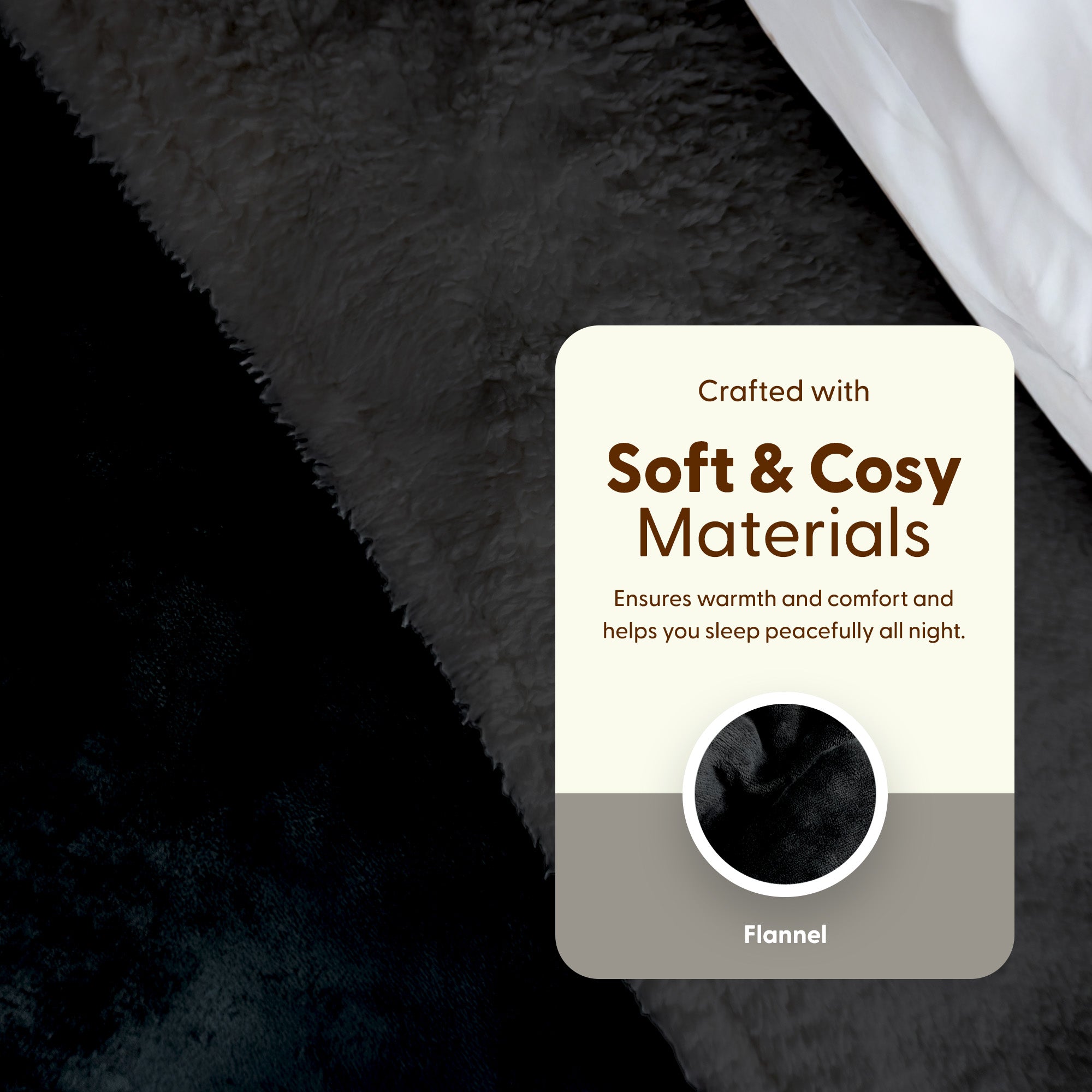 Electric Heated Throw Blanket - Machine Washable Fleece Wool Duvet, 9 Heat Settings & Timer