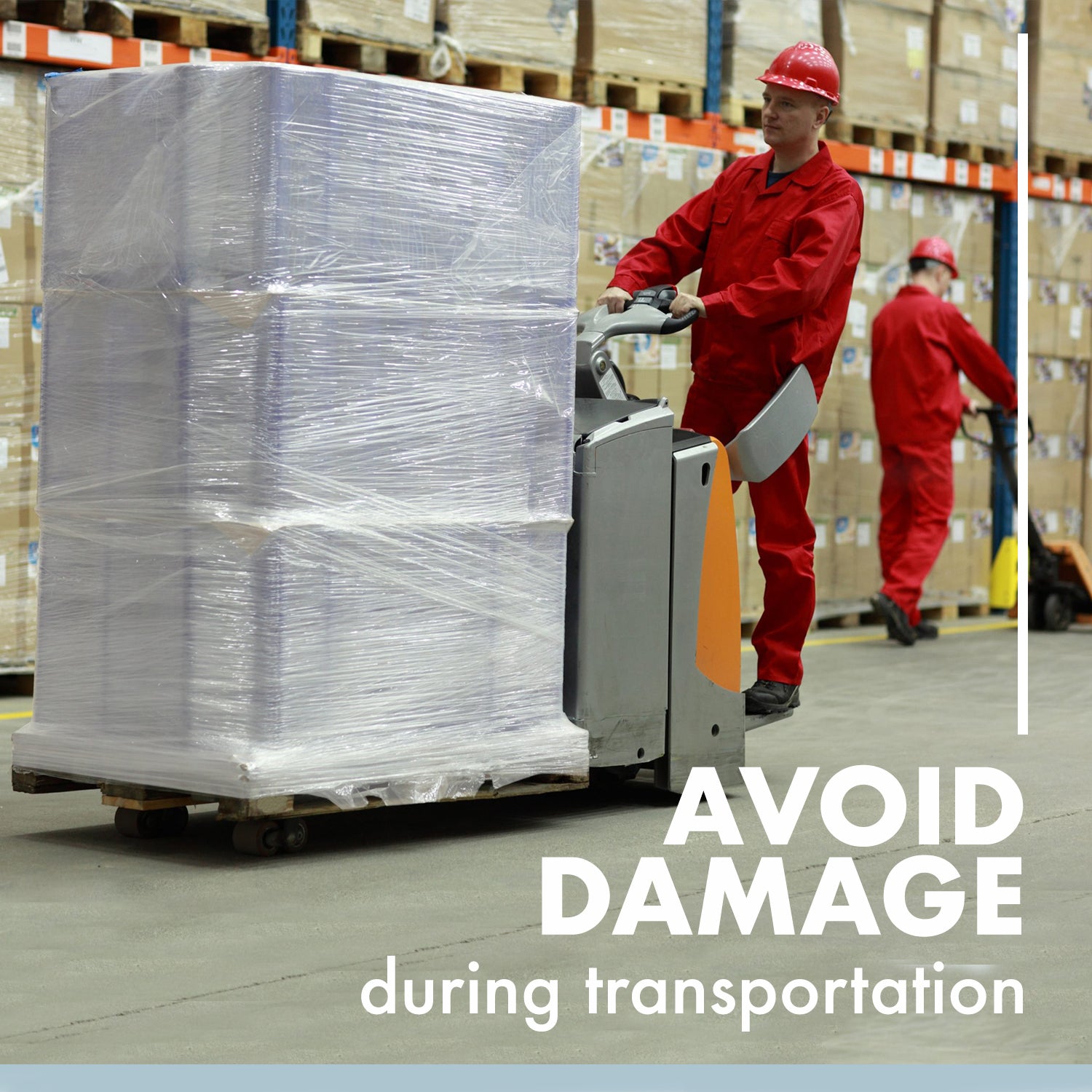 Merrimen Heavy Duty Pallet Stretch Shrink Wrap Roll | Strong & Secure Packaging Plastic Cling Film | Ideal for Packing, Moving Heavy Objects and Shifting Fragile Items (Black, 400mm x 150m)