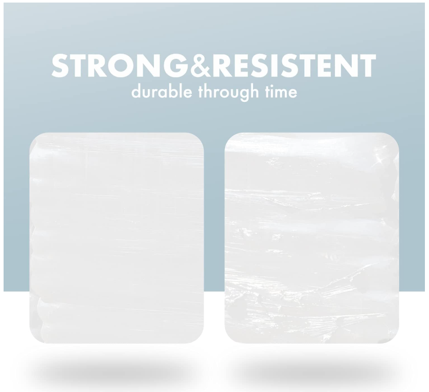 Merrimen Heavy Duty Pallet Stretch Shrink Wrap Roll | Strong & Secure Packaging Plastic Cling Film | Ideal for Packing, Moving Heavy Objects and Shifting Fragile Items